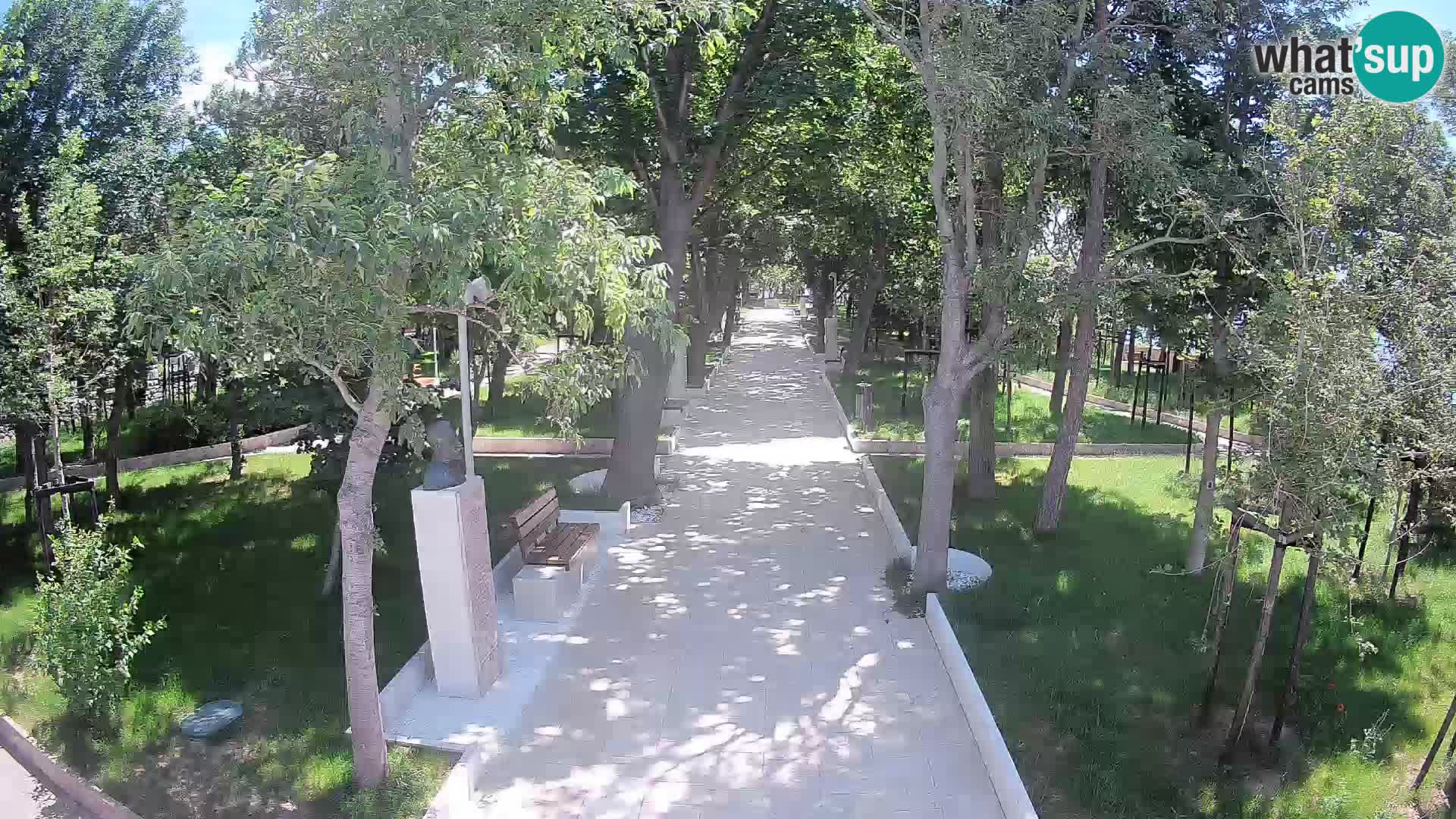 Writers’ Park Webcam Senj – Live by the Sea