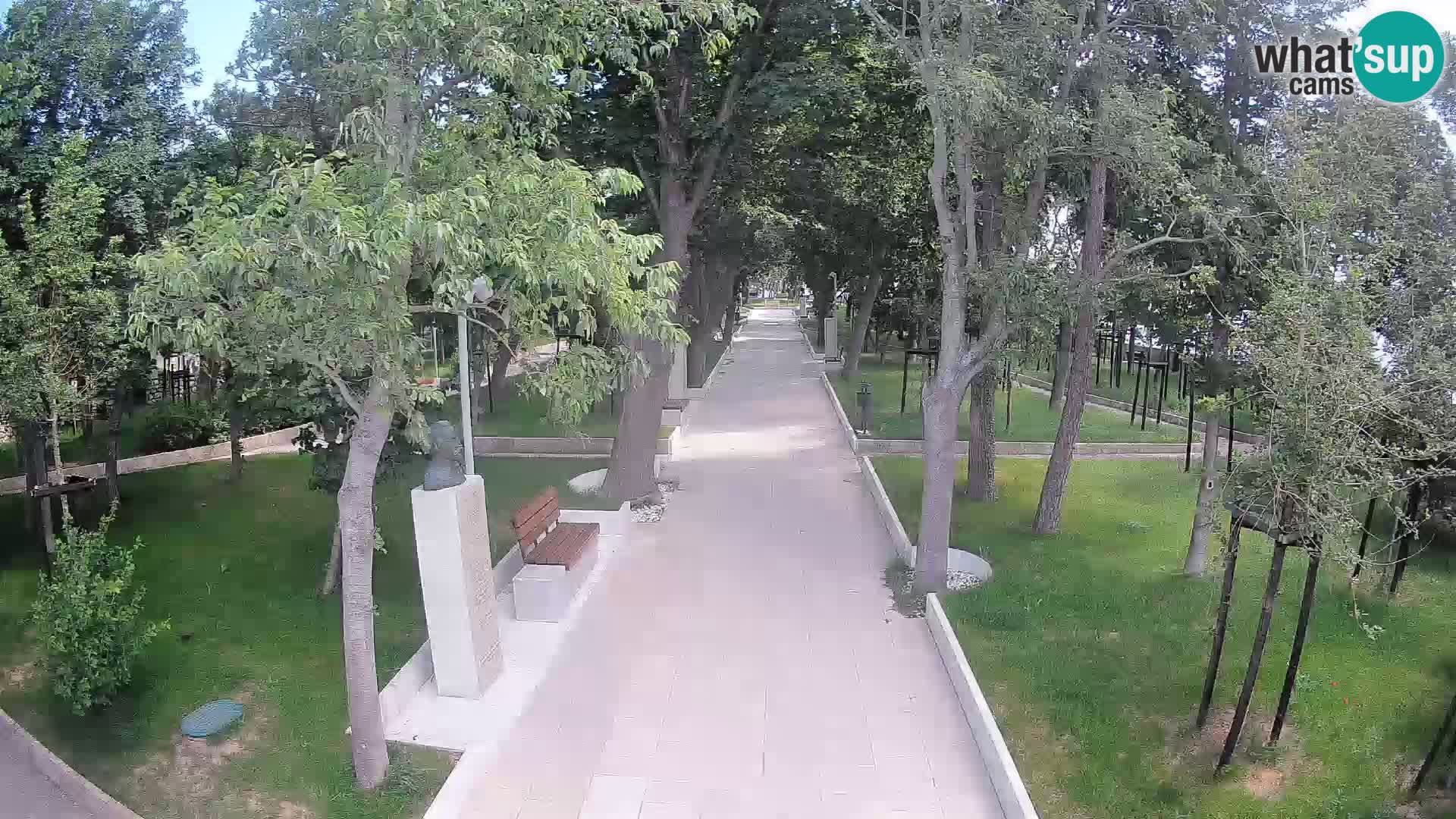 Writers’ Park Webcam Senj – Live by the Sea