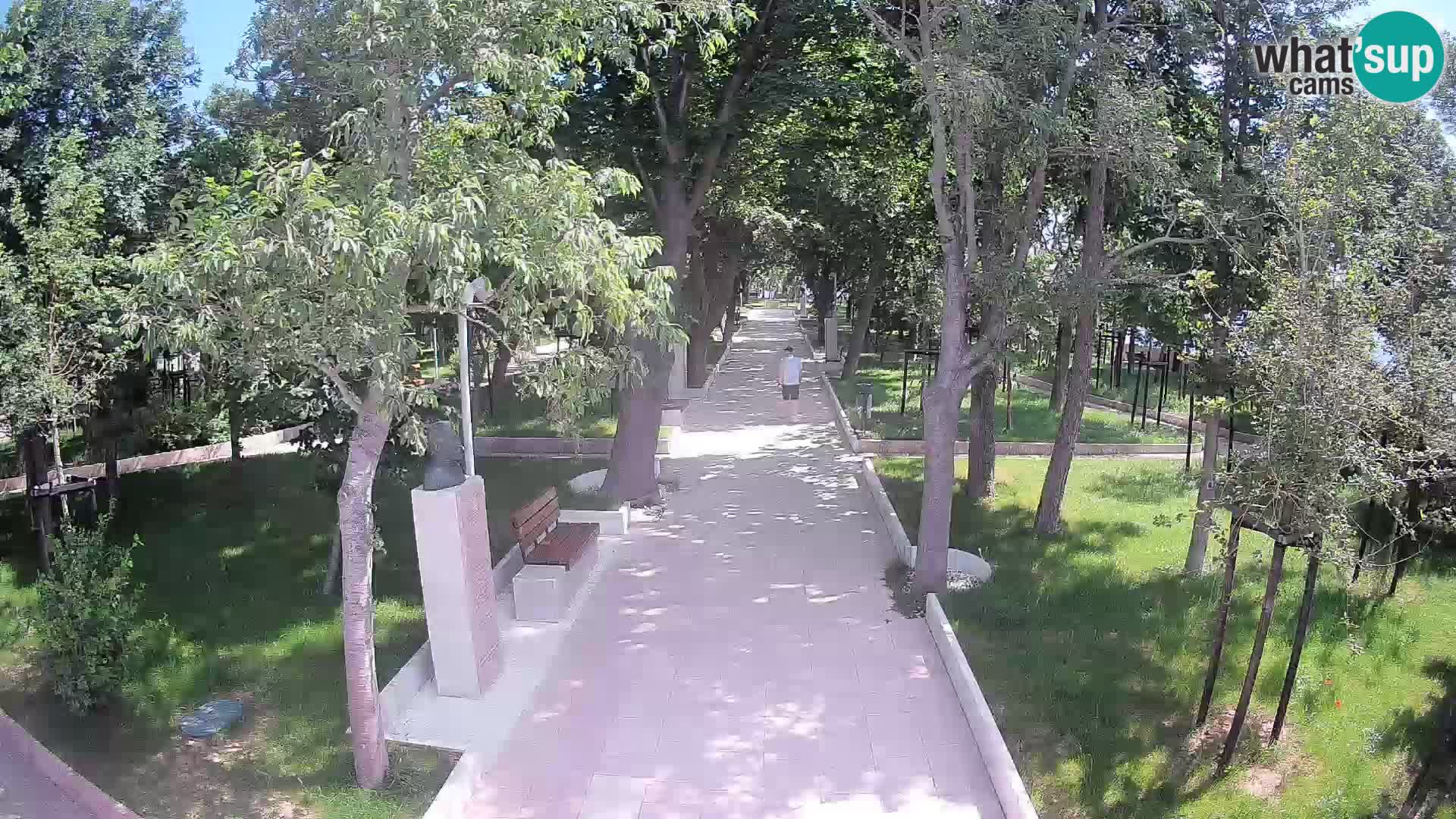 Webcam Schriftstellerpark Senj – Live am Meer