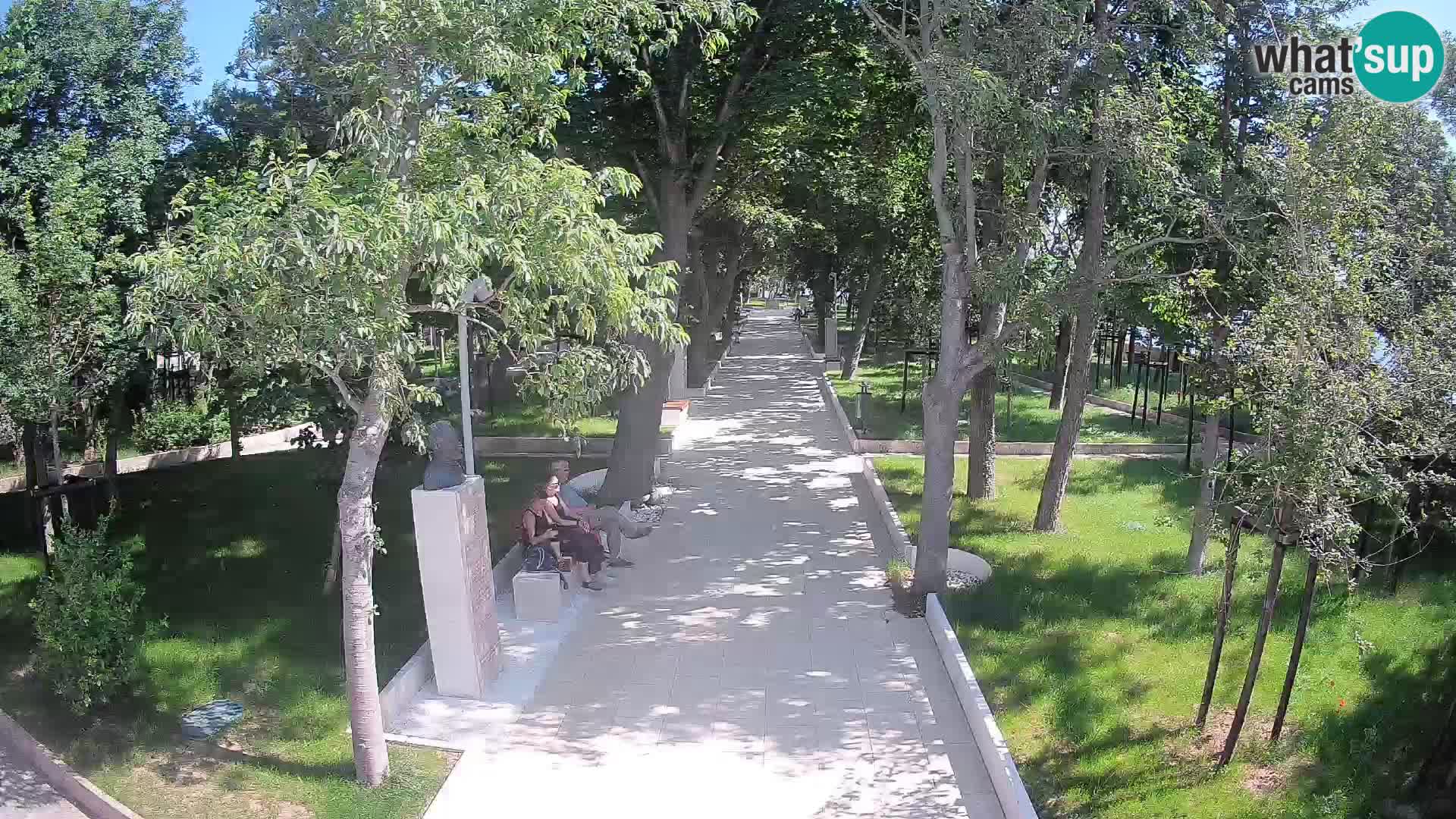 Writers’ Park Webcam Senj – Live by the Sea