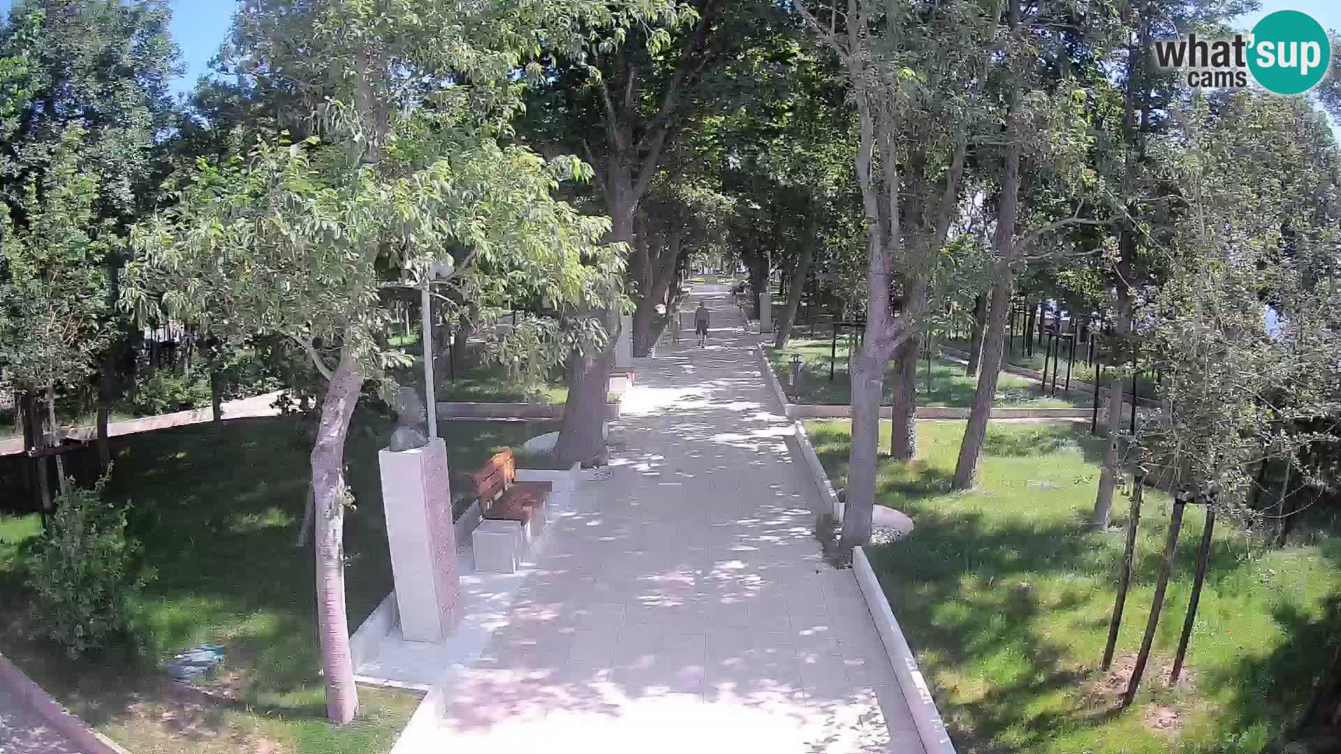 Writers’ Park Webcam Senj – Live by the Sea
