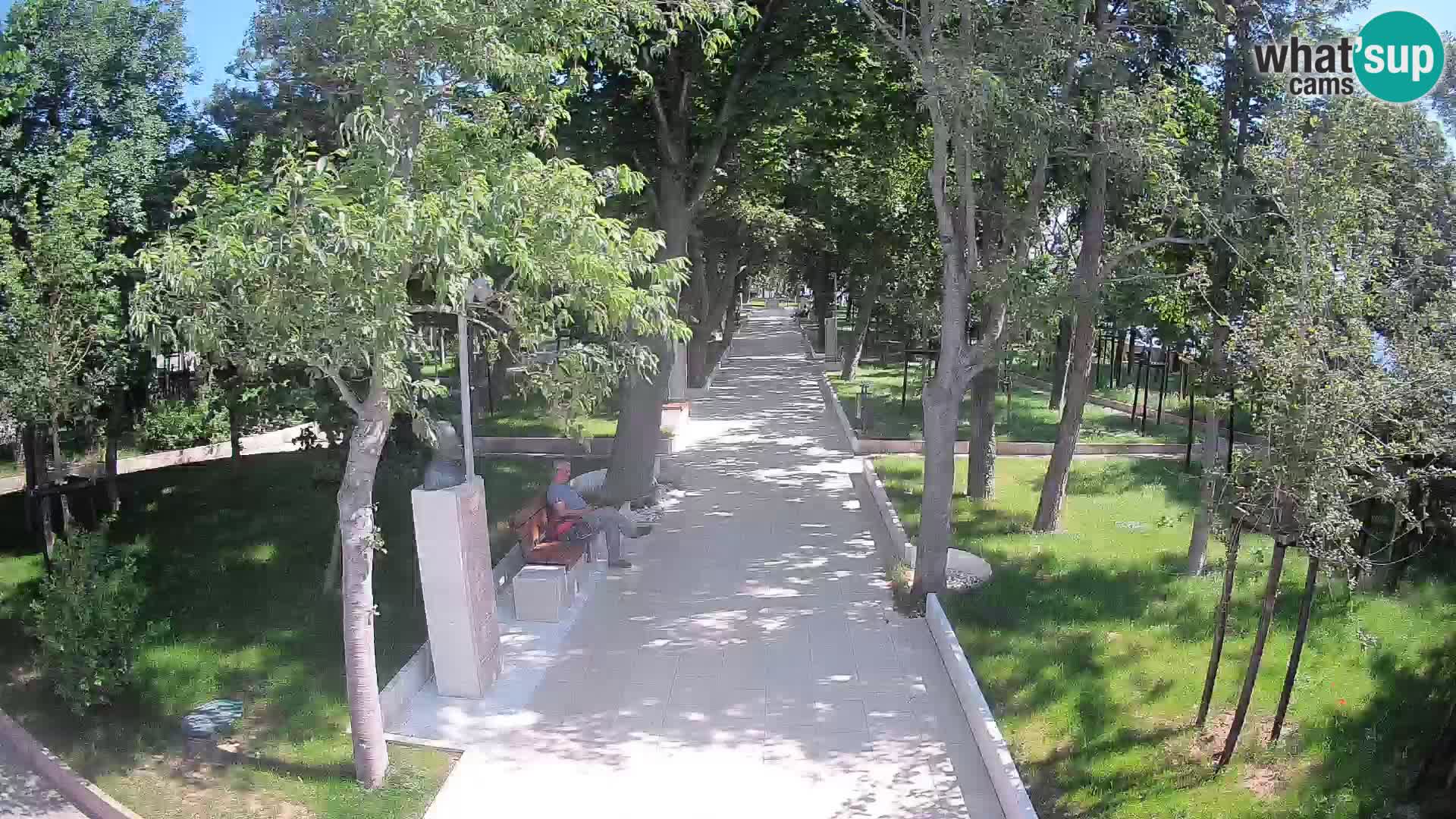 Writers’ Park Webcam Senj – Live by the Sea