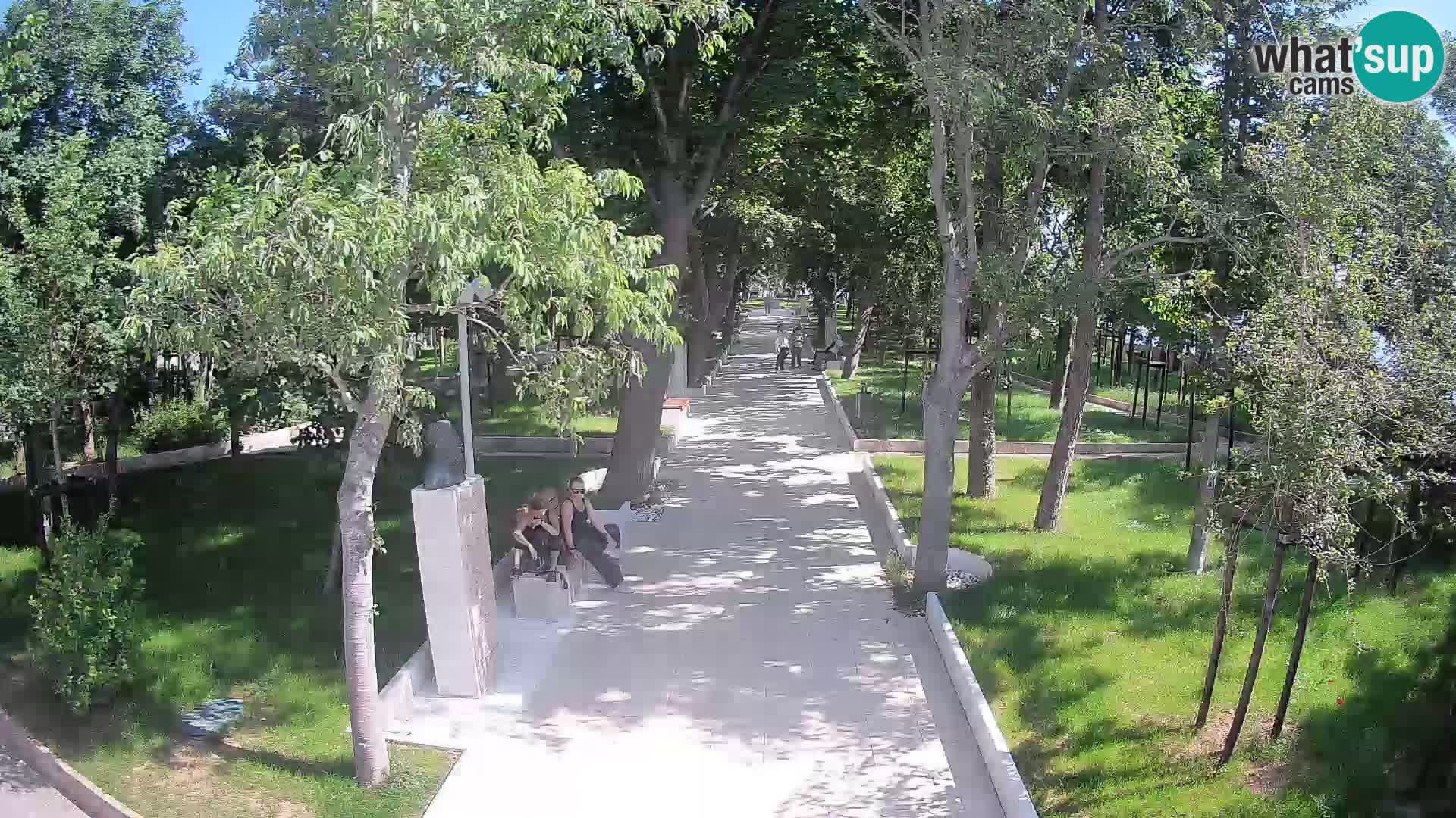 Writers’ Park Webcam Senj – Live by the Sea