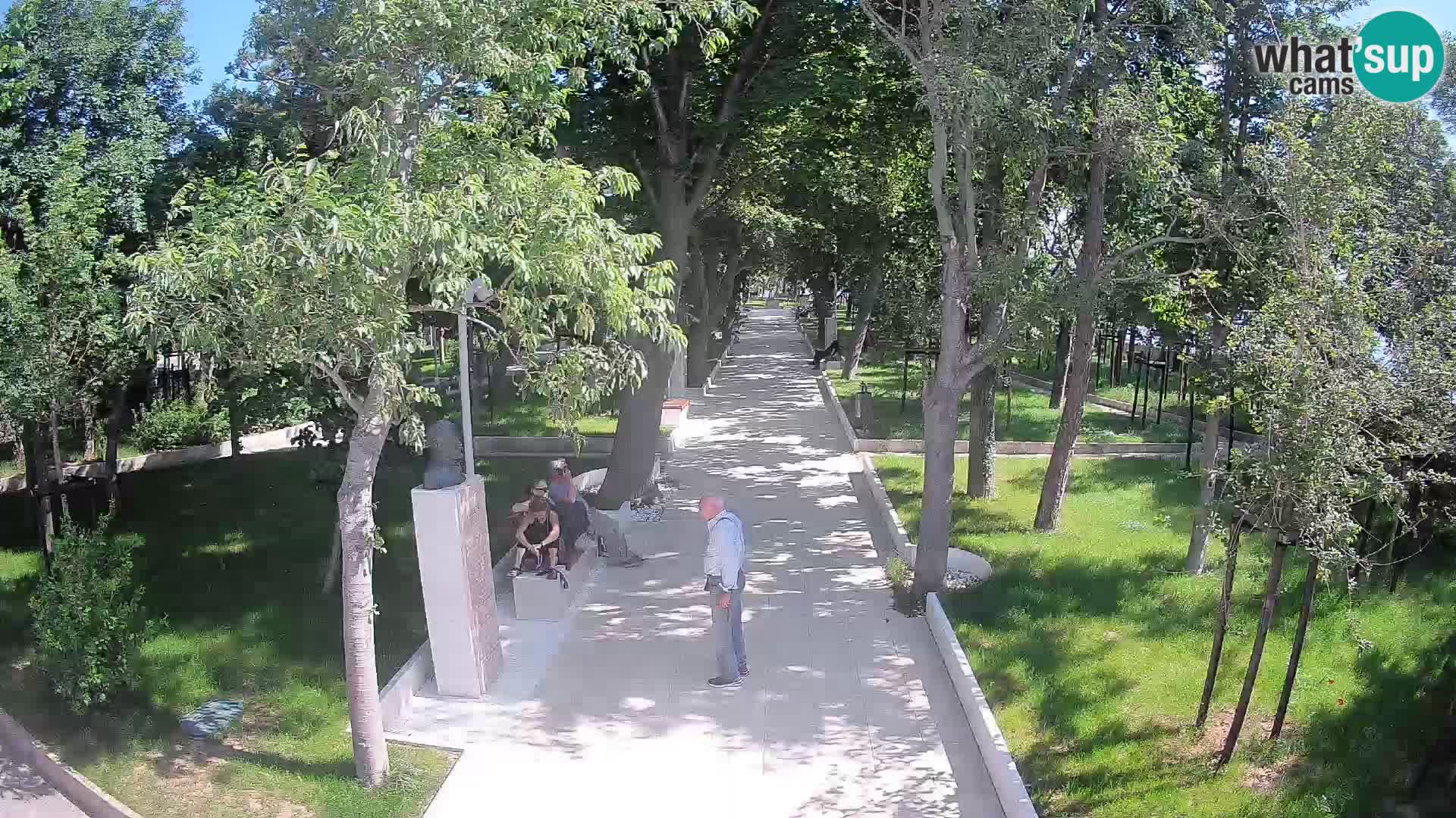 Writers’ Park Webcam Senj – Live by the Sea