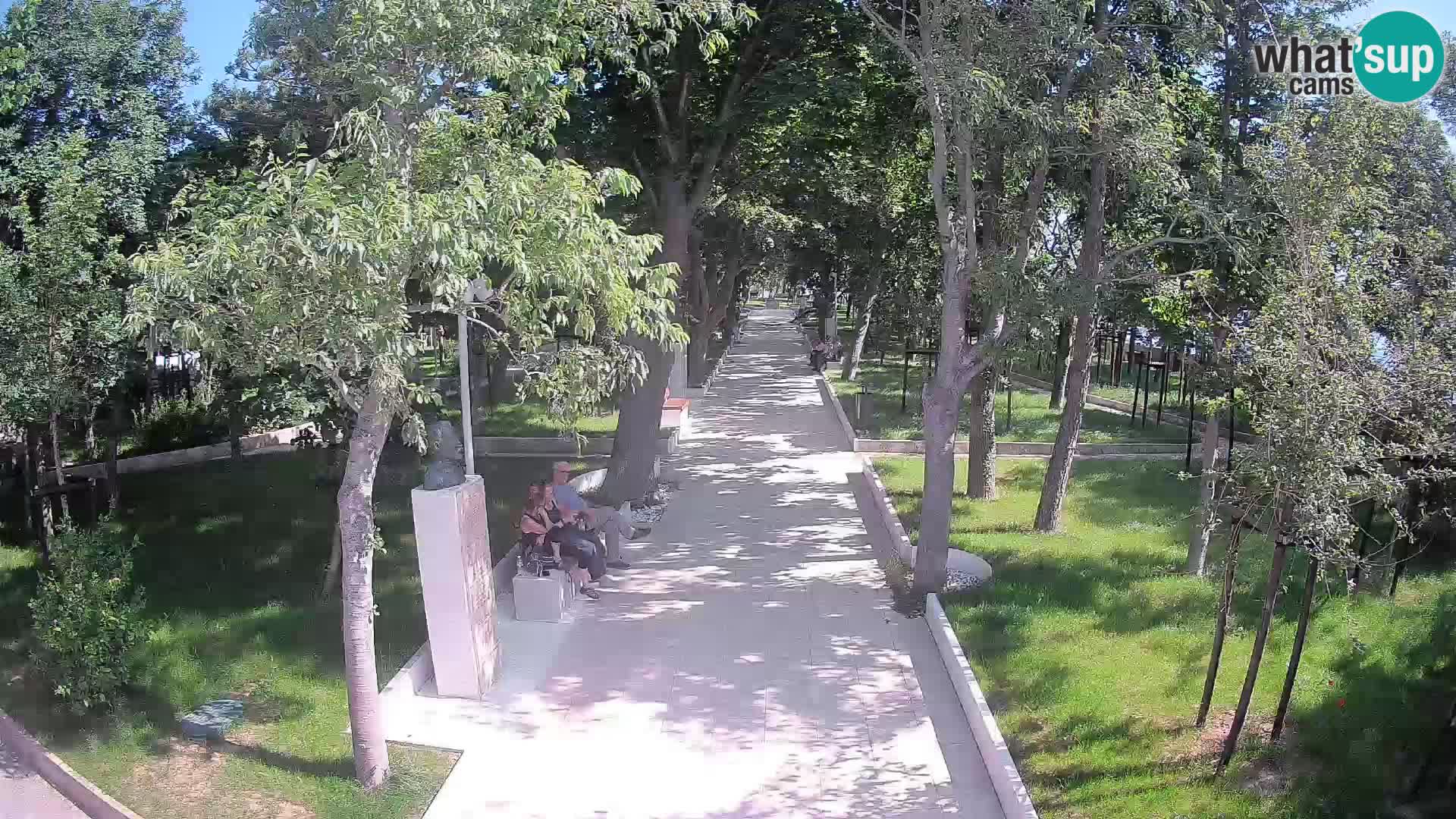 Writers’ Park Webcam Senj – Live by the Sea