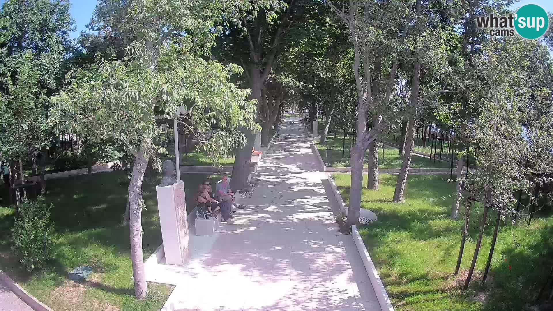 Writers’ Park Webcam Senj – Live by the Sea