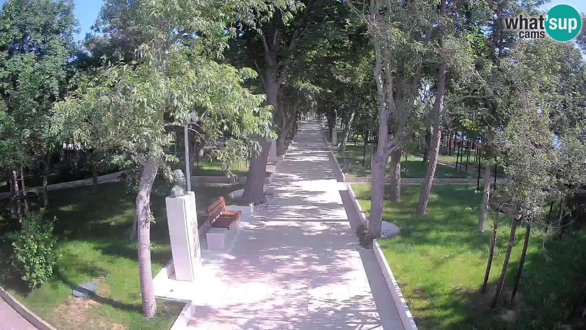 Writers’ Park Webcam Senj – Live by the Sea