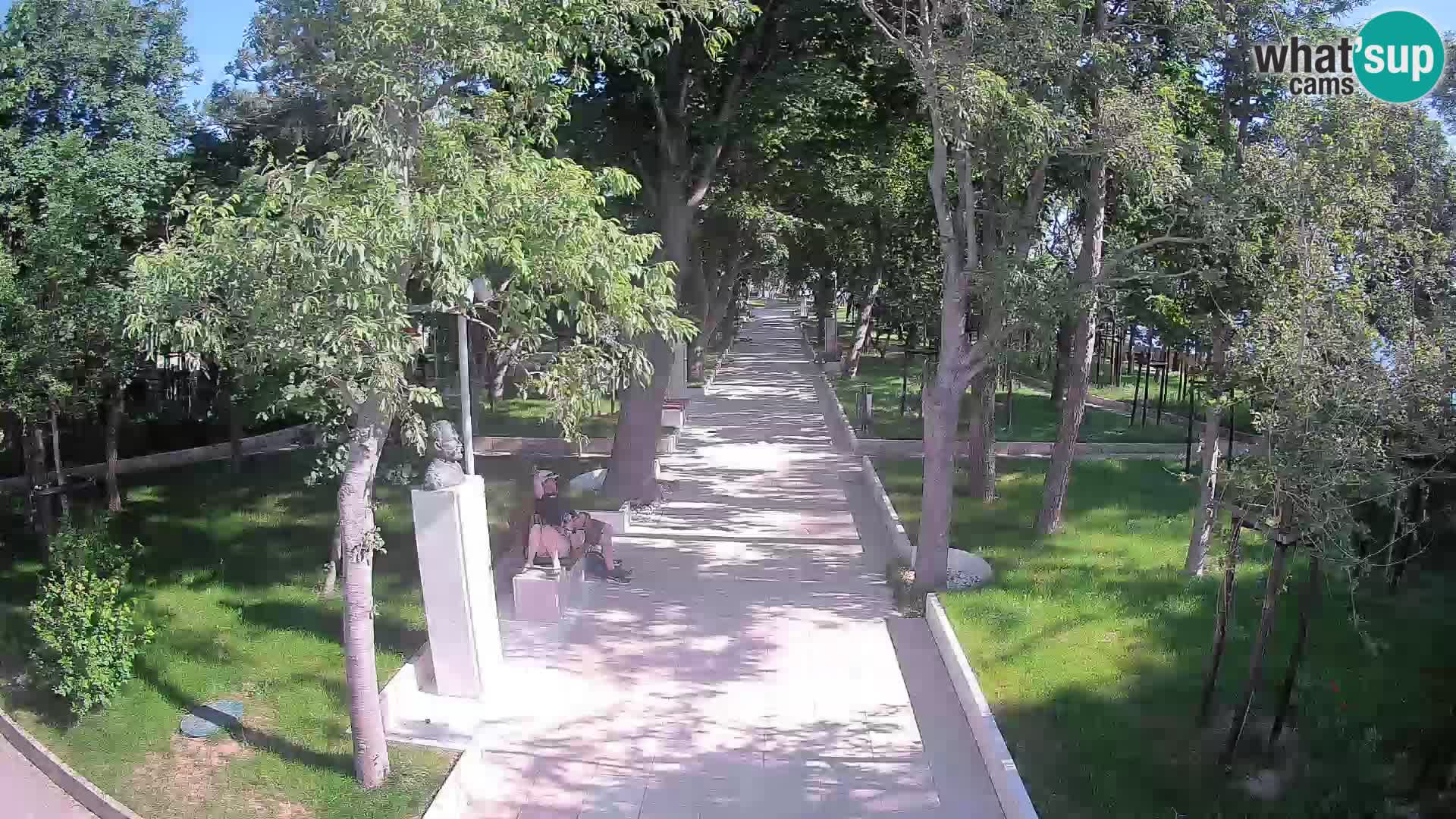 Writers’ Park Webcam Senj – Live by the Sea