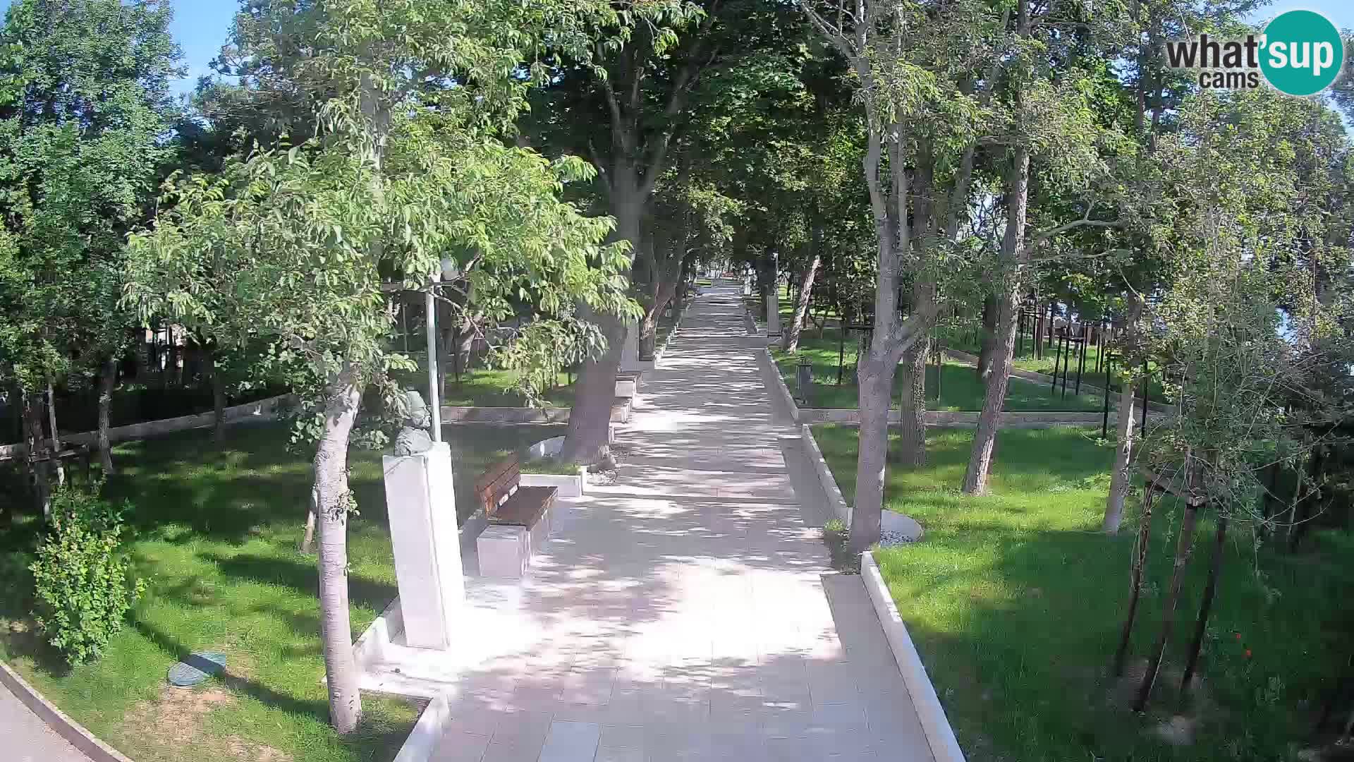 Writers’ Park Webcam Senj – Live by the Sea