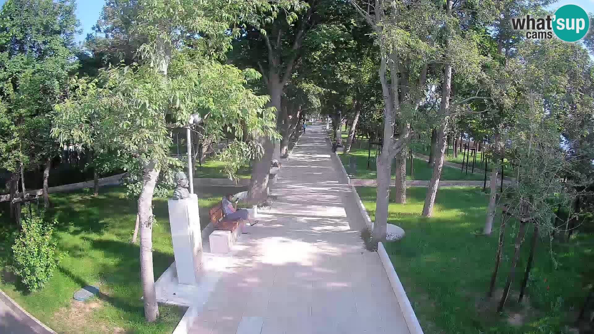Writers’ Park Webcam Senj – Live by the Sea