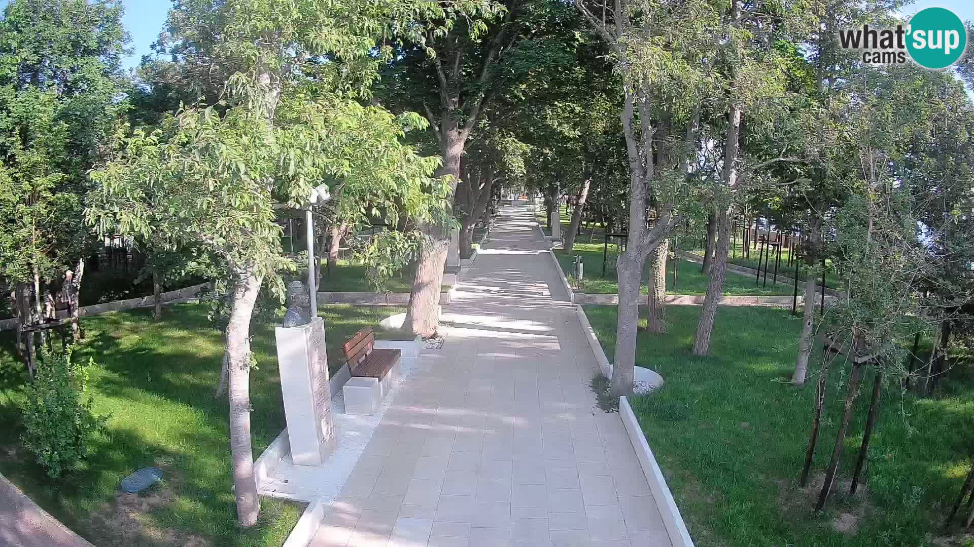 Writers’ Park Webcam Senj – Live by the Sea