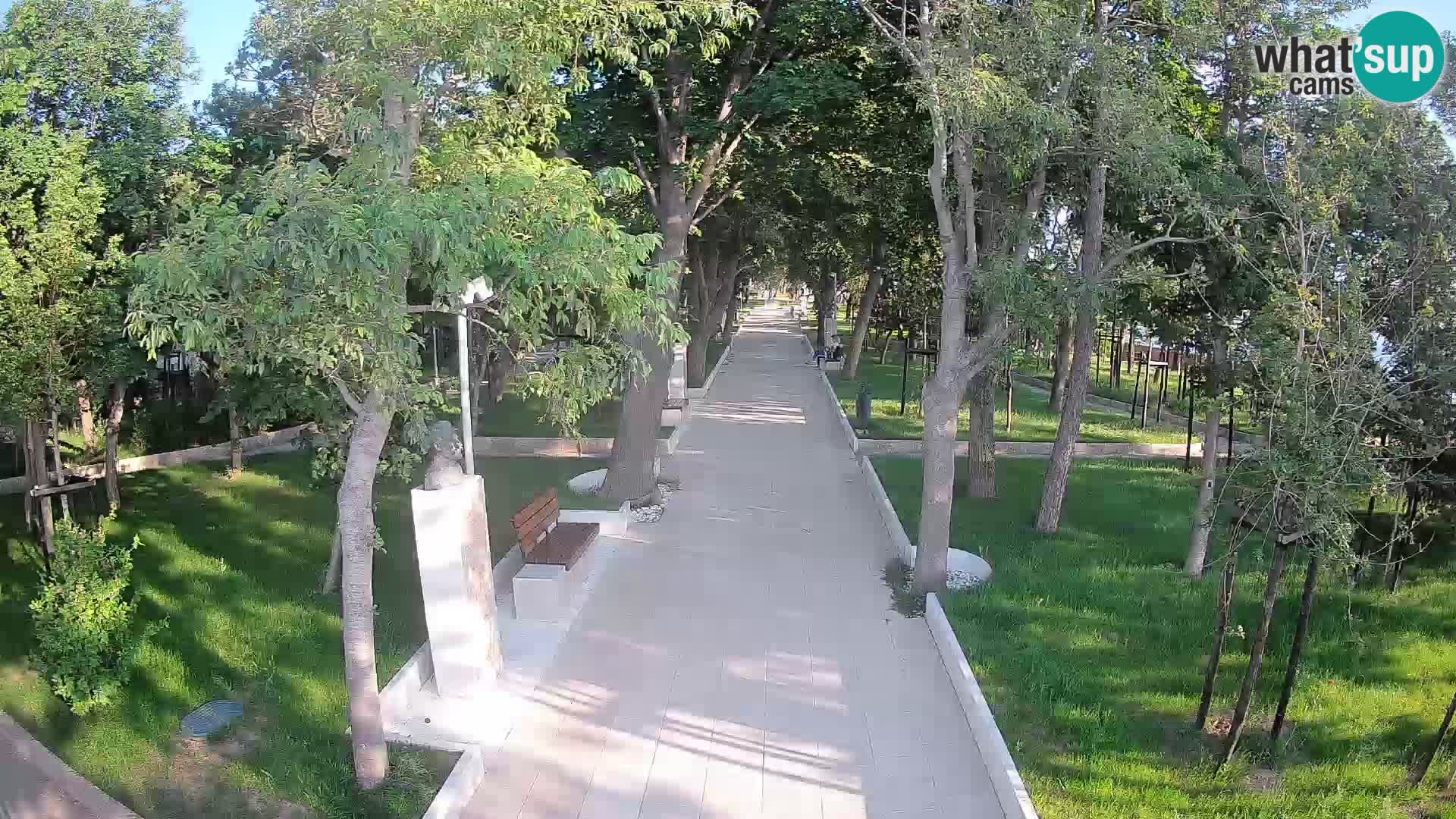 Writers’ Park Webcam Senj – Live by the Sea