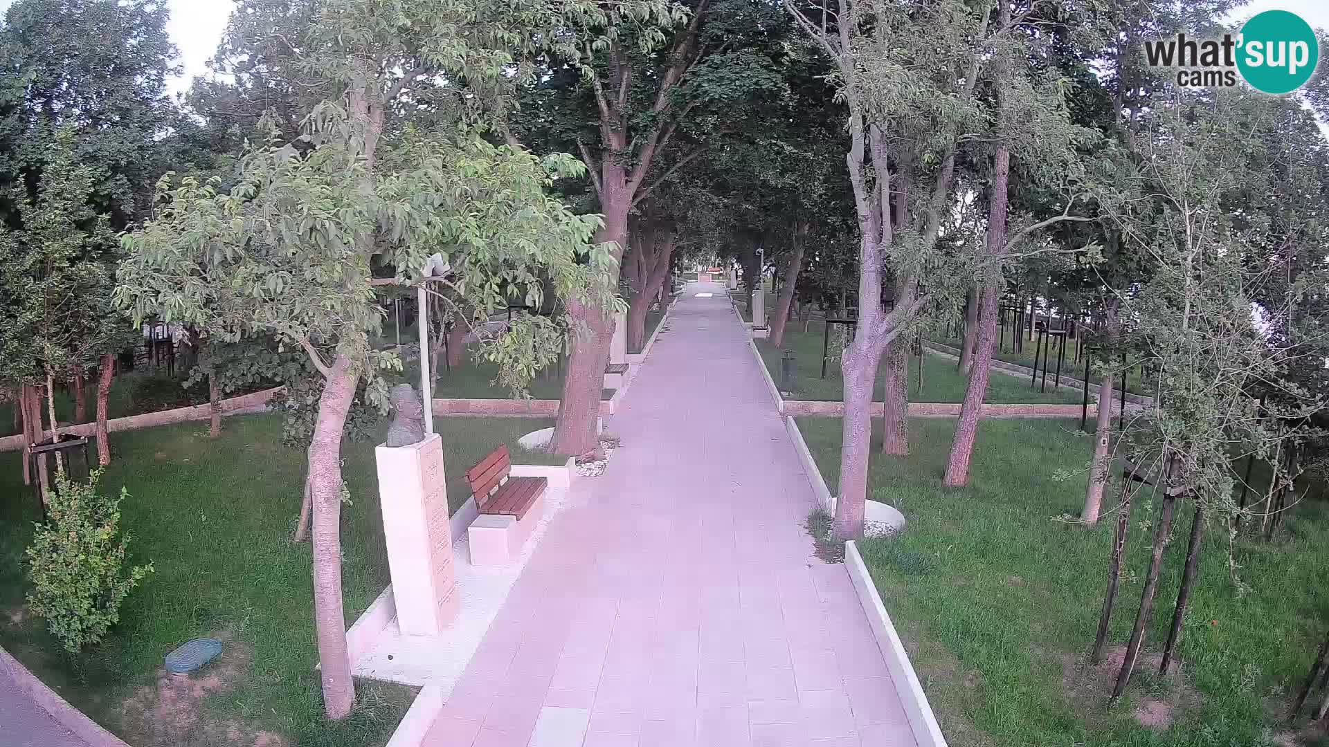 Webcam Schriftstellerpark Senj – Live am Meer