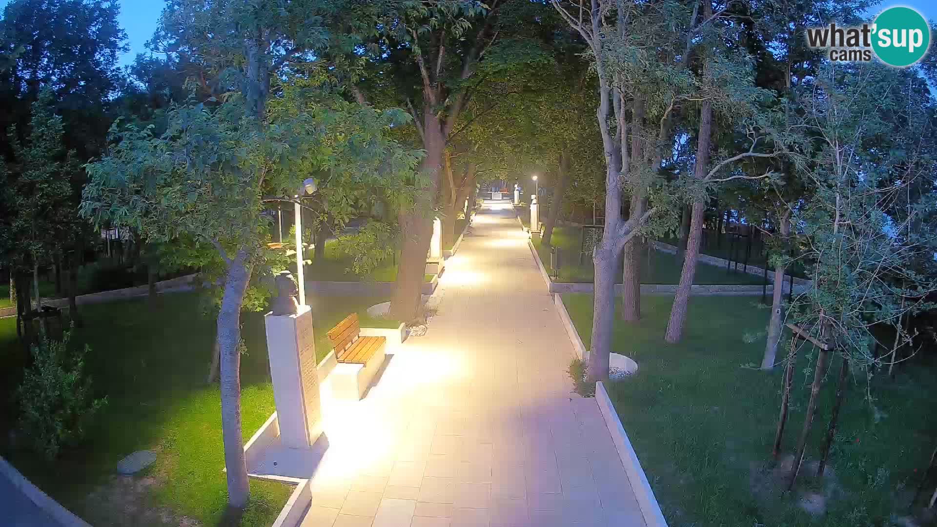 Writers’ Park Webcam Senj – Live by the Sea