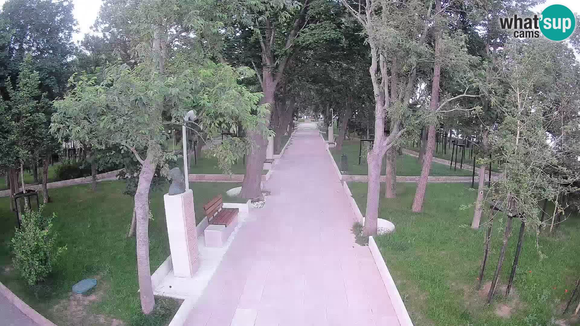 Writers’ Park Webcam Senj – Live by the Sea