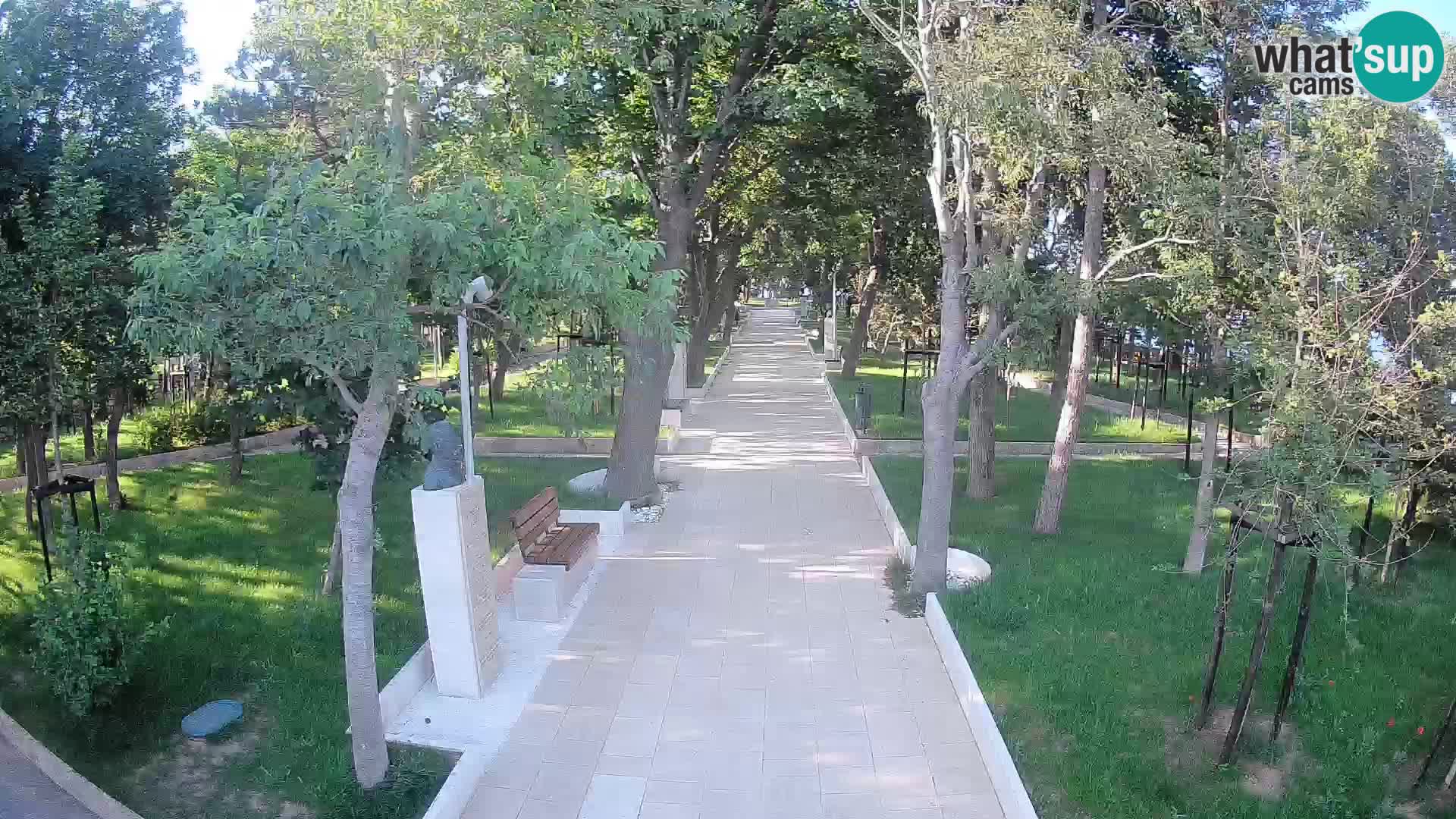 Webcam Schriftstellerpark Senj – Live am Meer