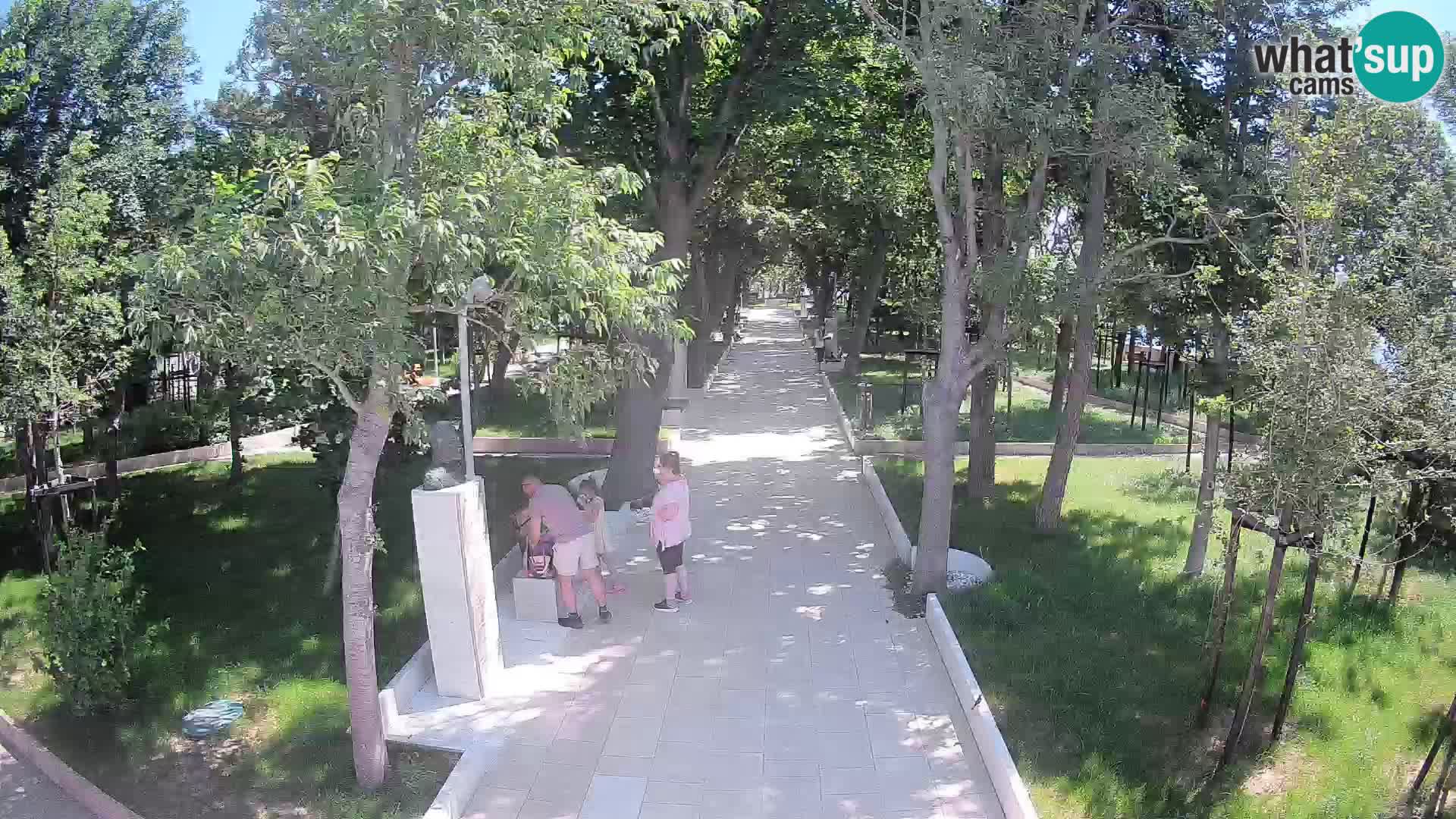 Writers’ Park Webcam Senj – Live by the Sea