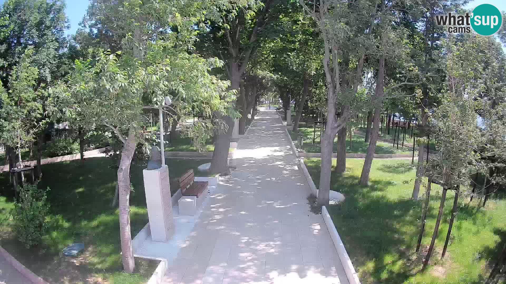 Writers’ Park Webcam Senj – Live by the Sea
