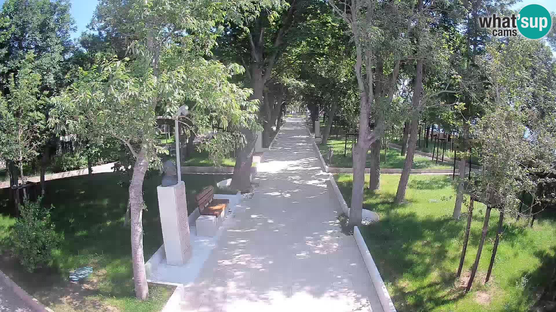 Writers’ Park Webcam Senj – Live by the Sea