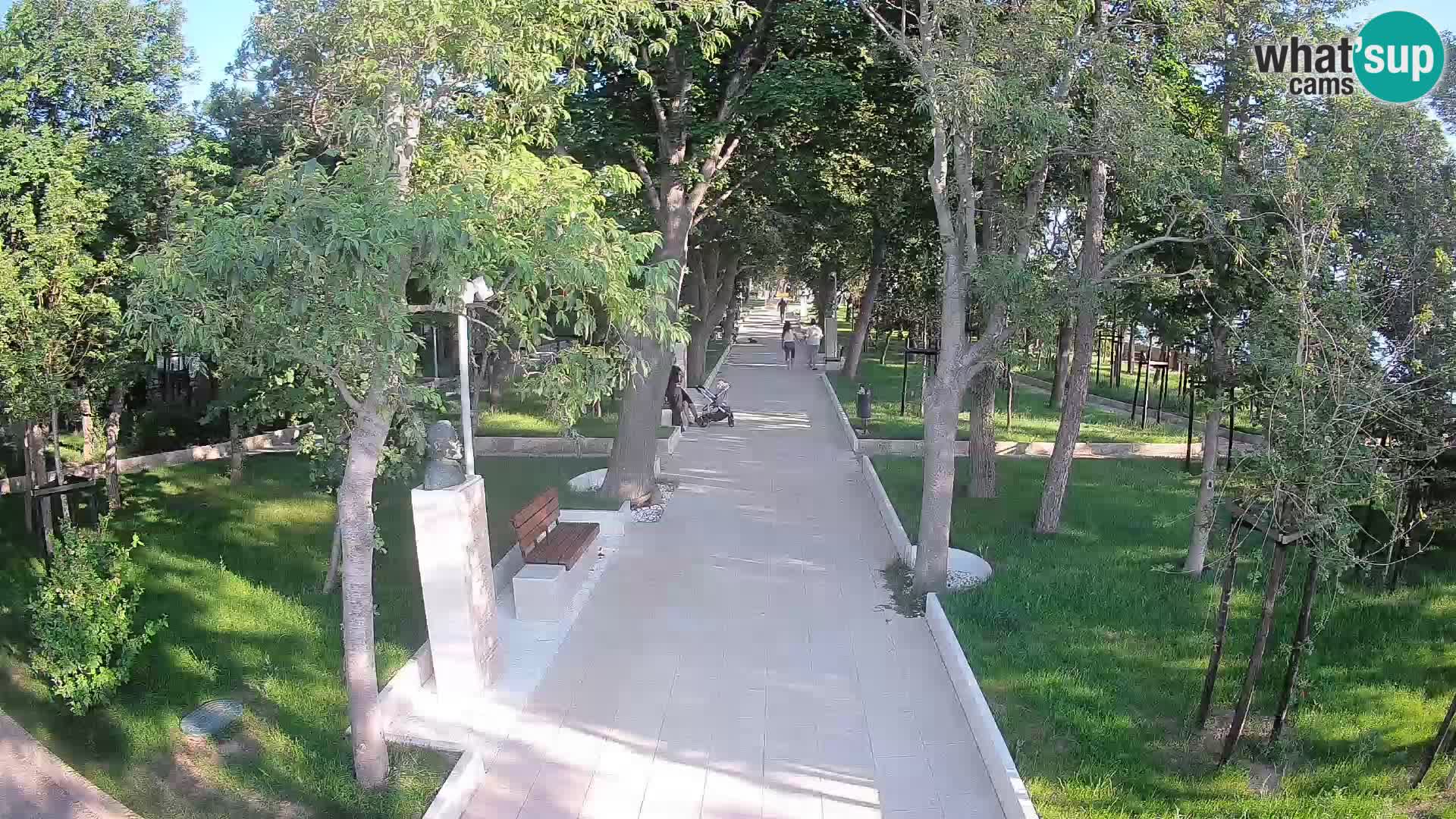 Writers’ Park Webcam Senj – Live by the Sea