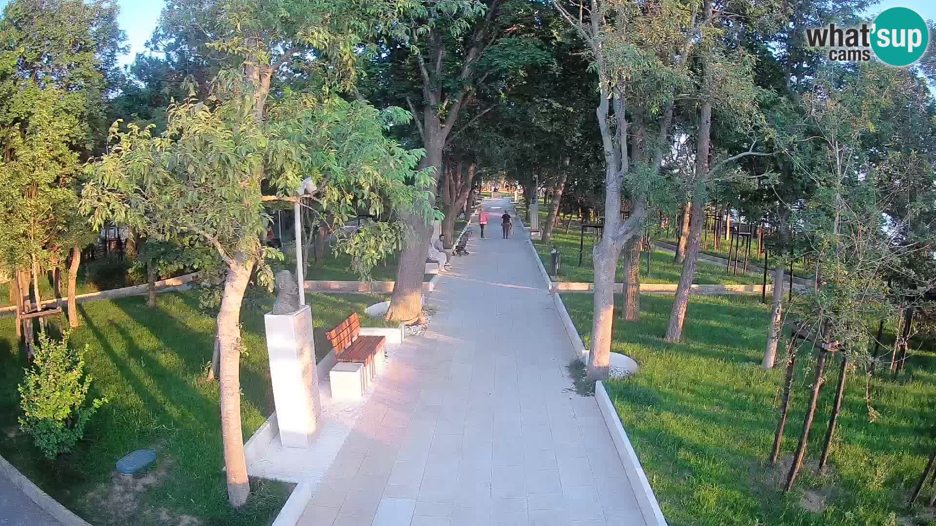 Writers’ Park Webcam Senj – Live by the Sea