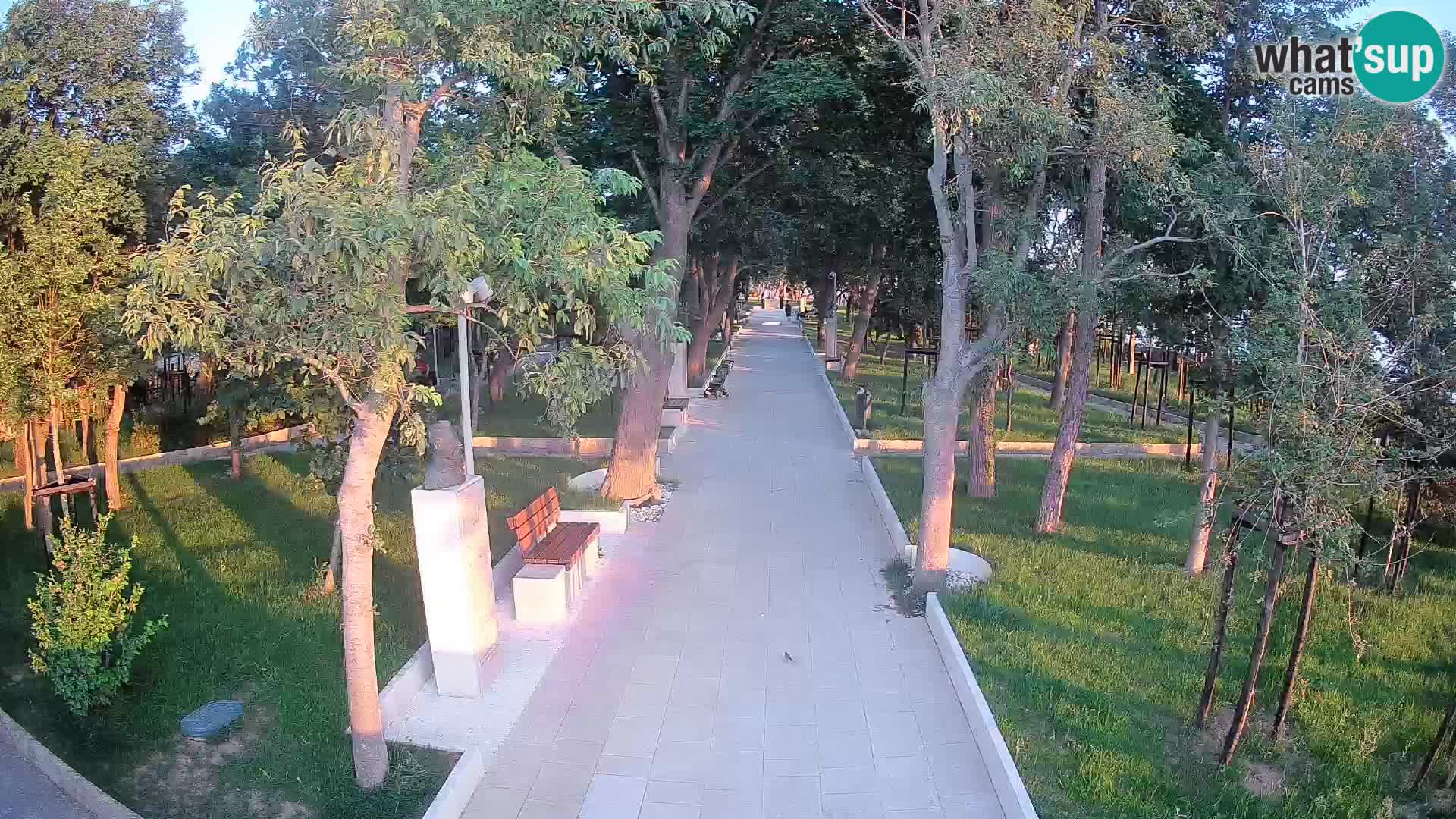 Writers’ Park Webcam Senj – Live by the Sea