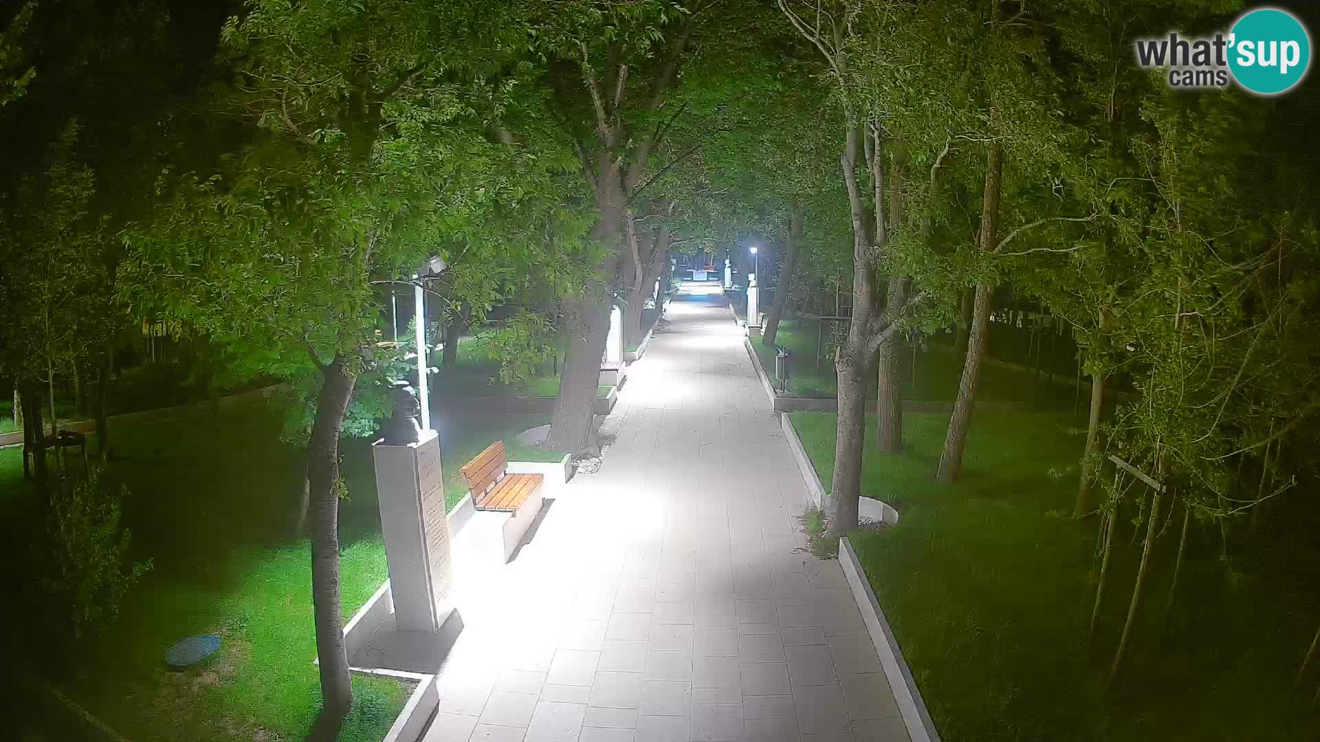 Writers’ Park Webcam Senj – Live by the Sea