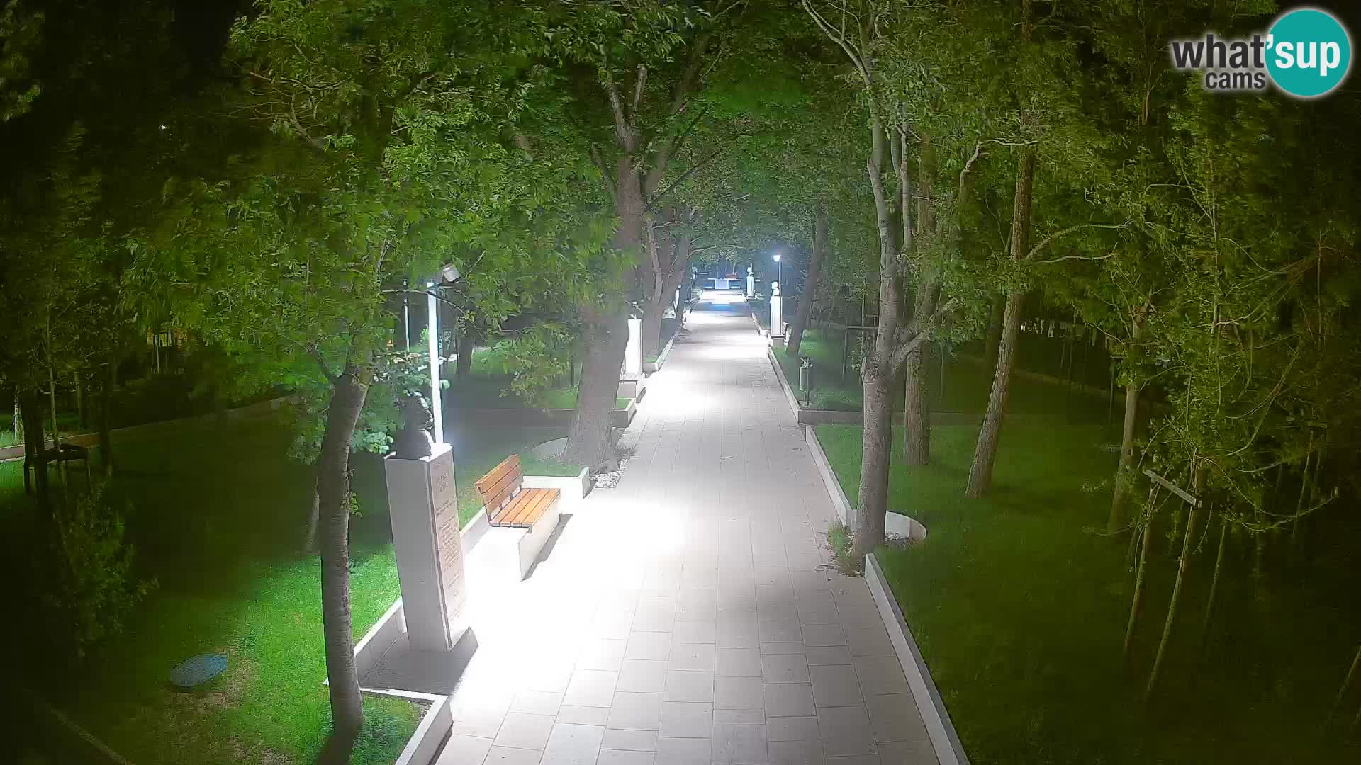 Writers’ Park Webcam Senj – Live by the Sea