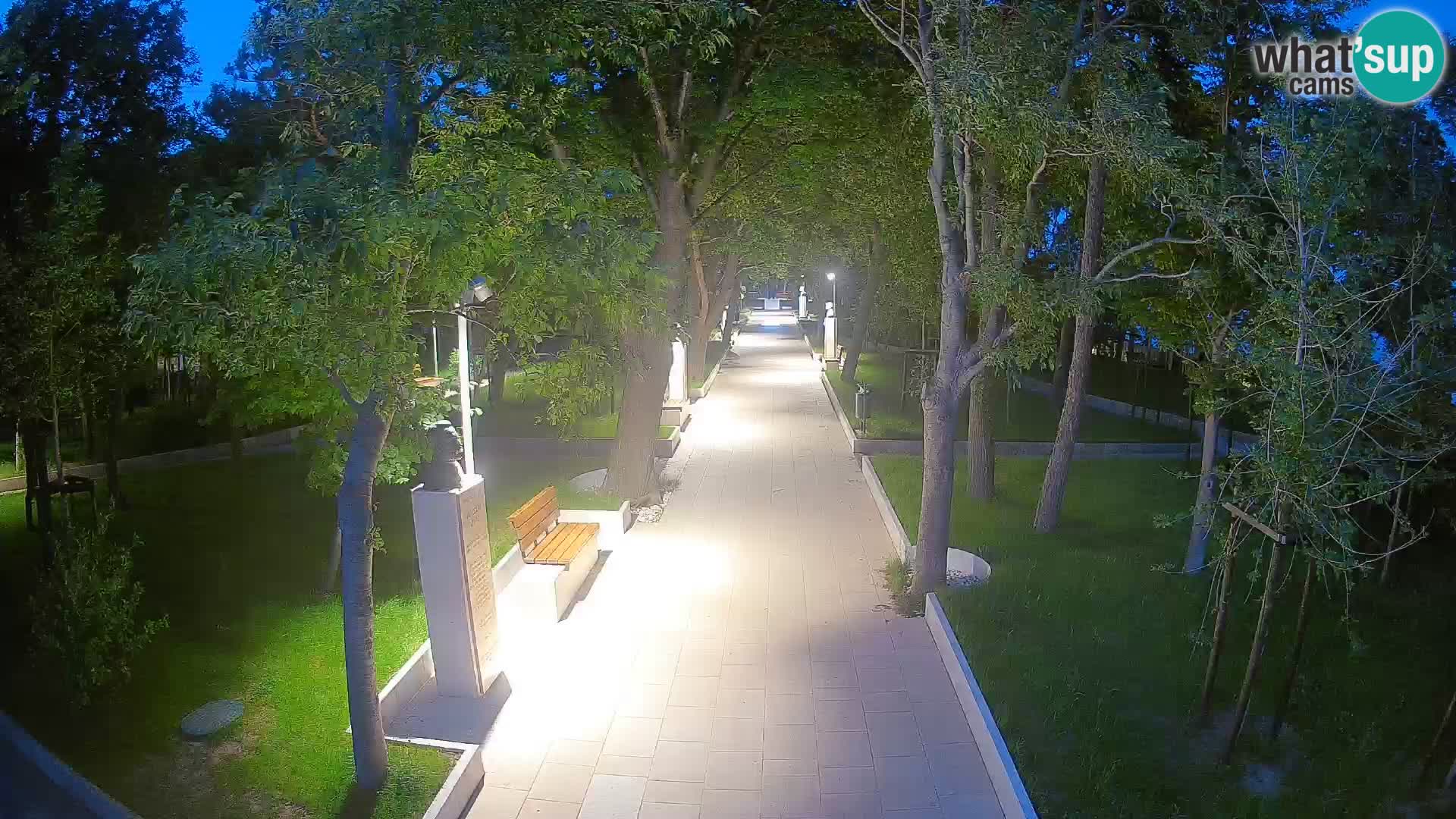 Writers’ Park Webcam Senj – Live by the Sea