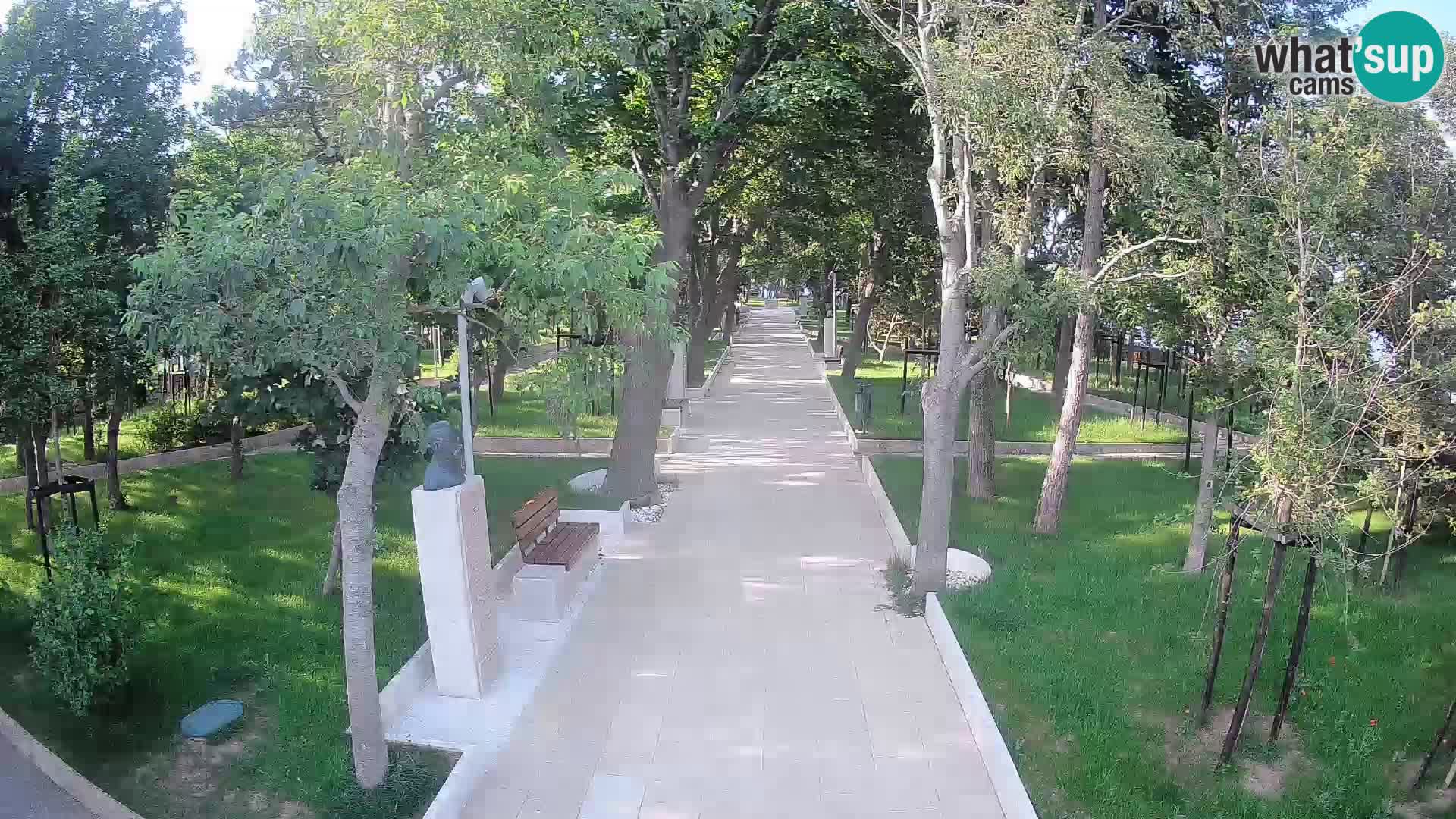 Writers’ Park Webcam Senj – Live by the Sea