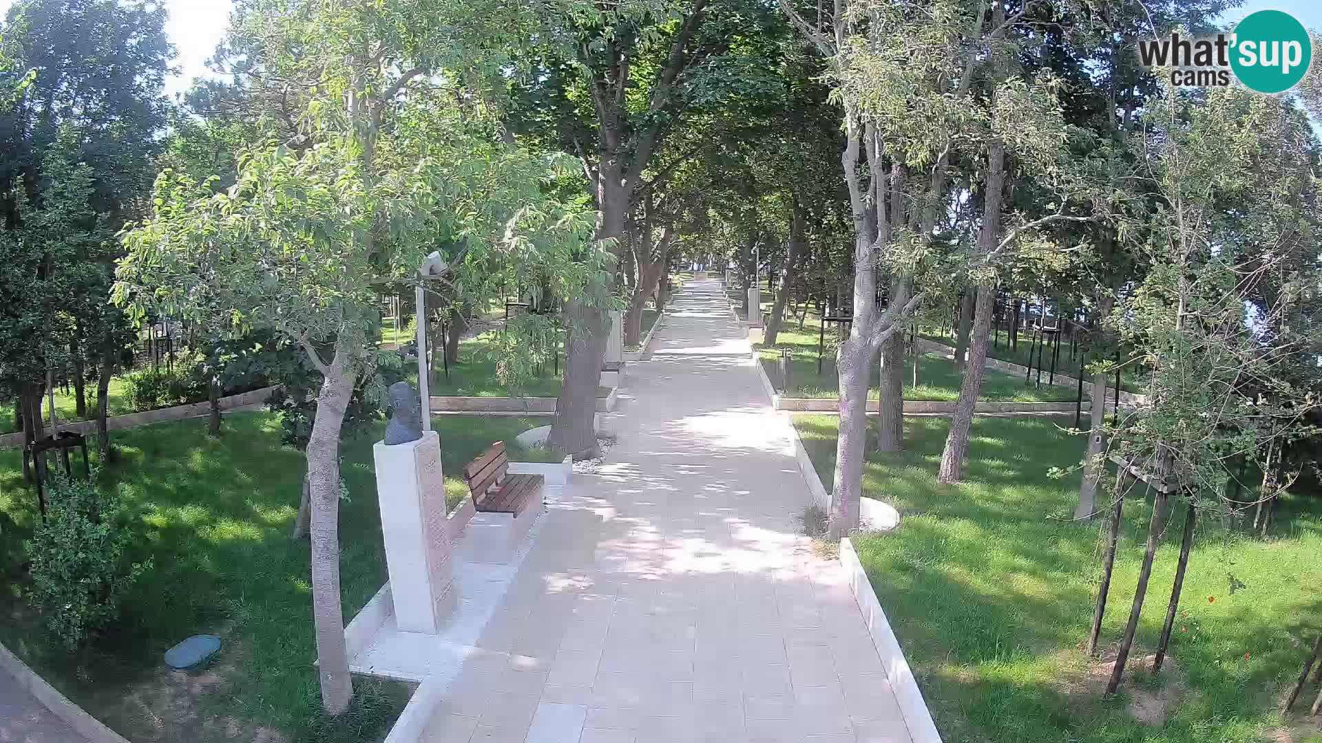 Writers’ Park Webcam Senj – Live by the Sea