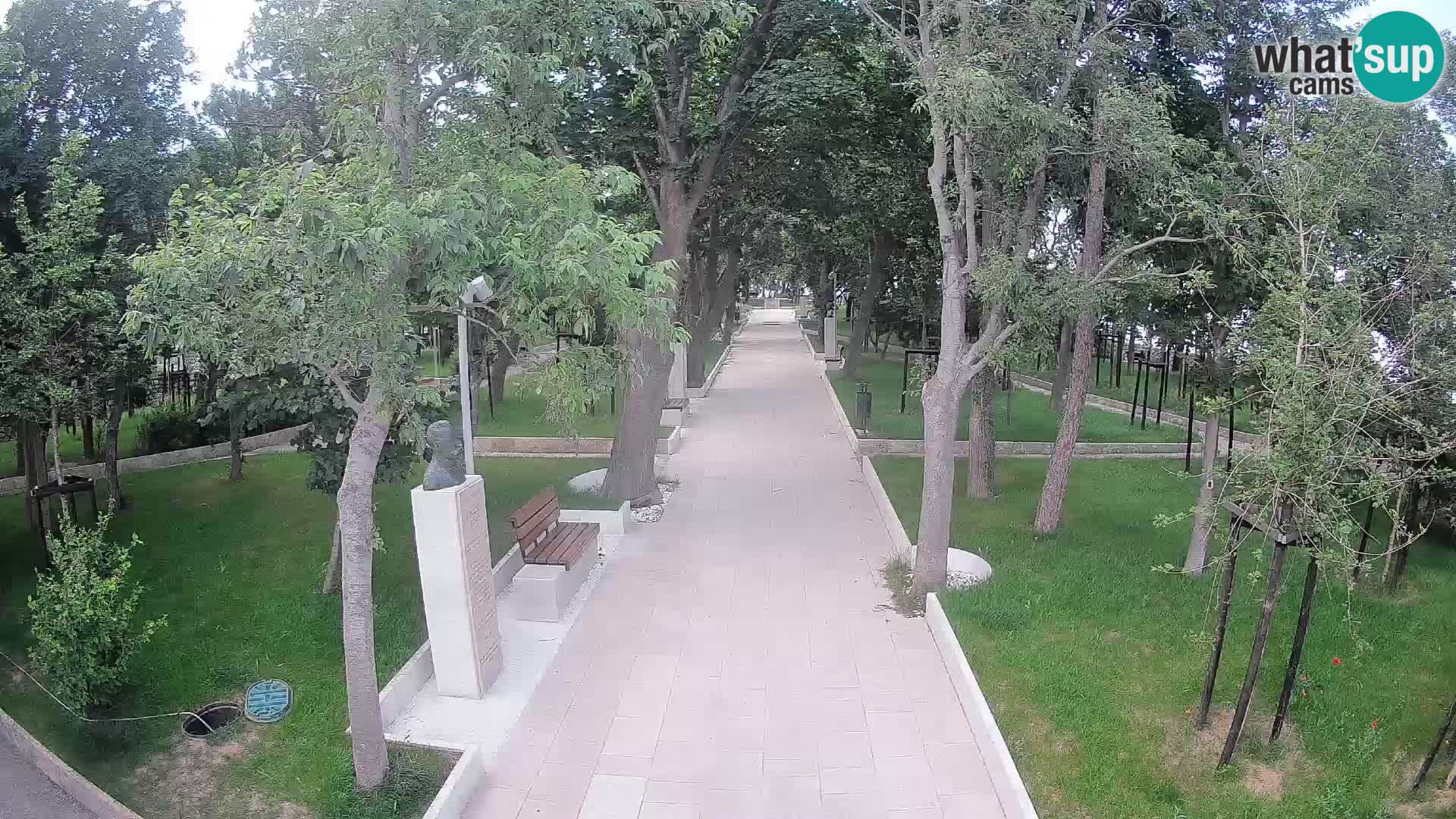 Writers’ Park Webcam Senj – Live by the Sea