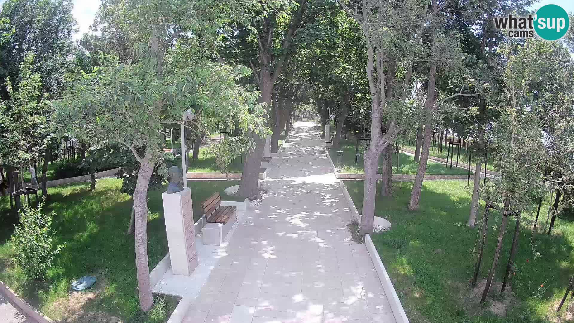 Writers’ Park Webcam Senj – Live by the Sea