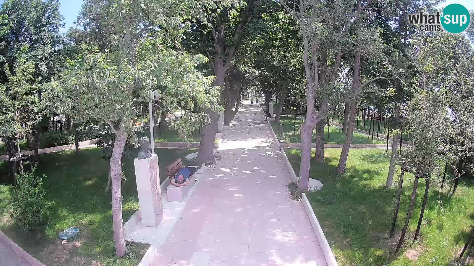 Writers’ Park Webcam Senj – Live by the Sea