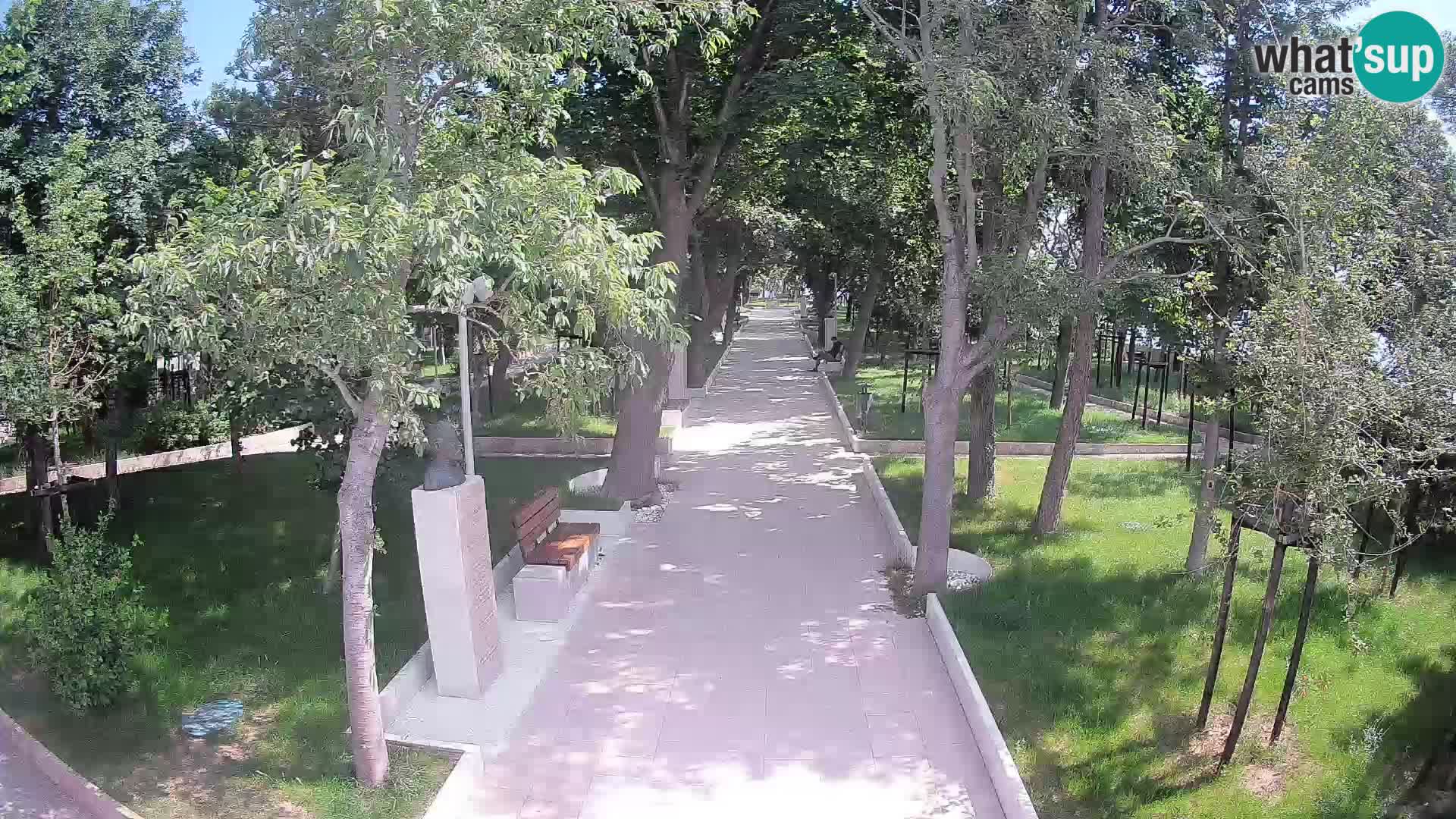 Writers’ Park Webcam Senj – Live by the Sea