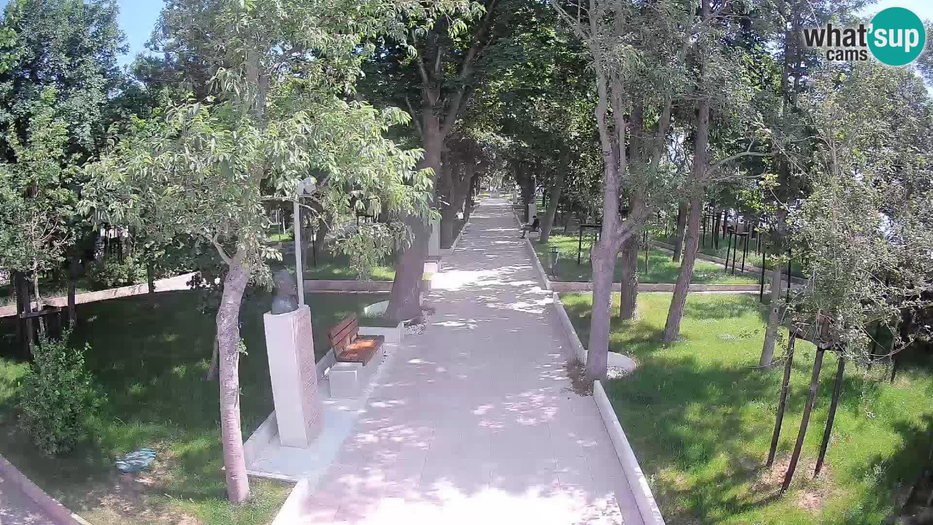 Writers’ Park Webcam Senj – Live by the Sea
