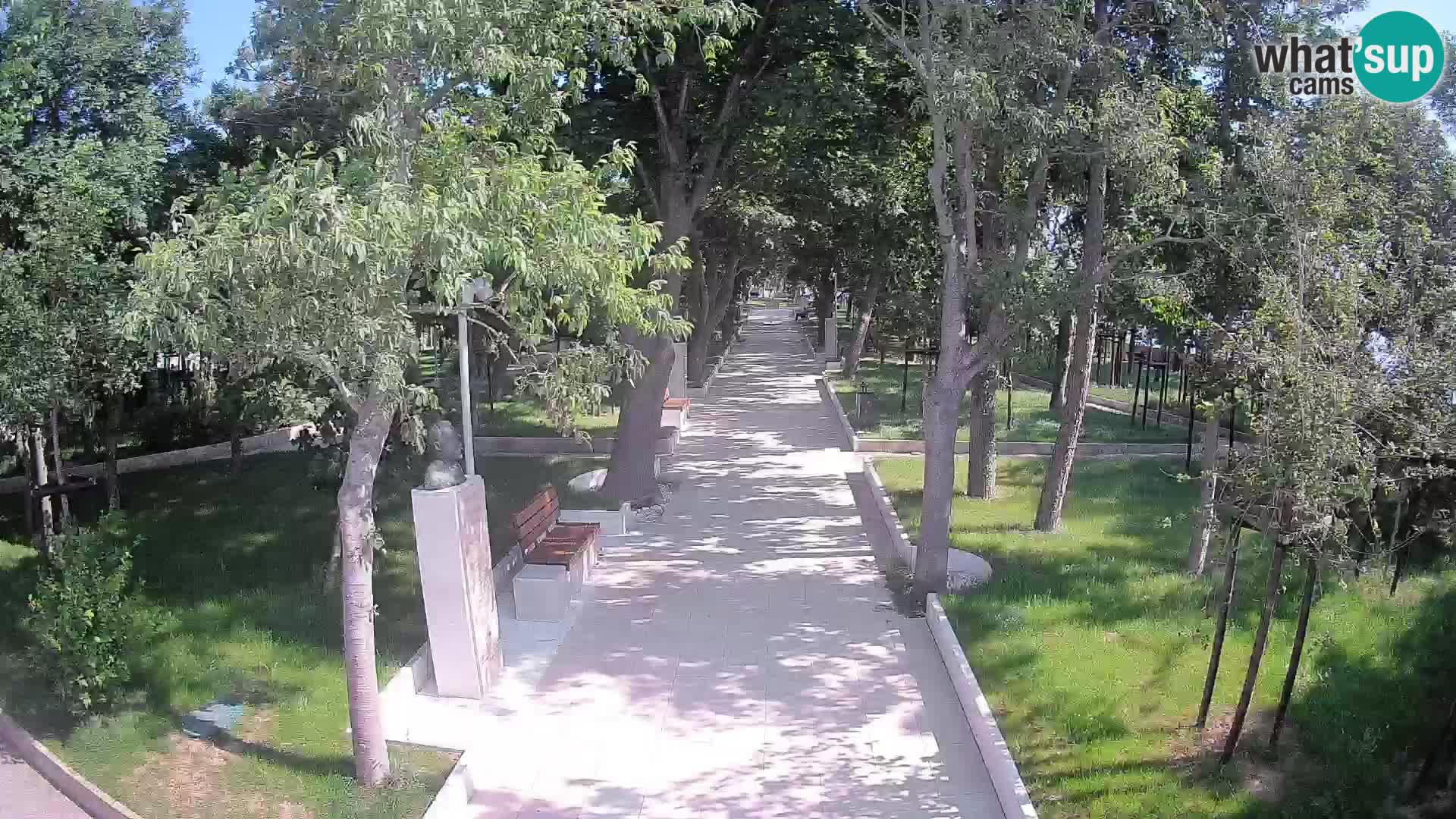 Writers’ Park Webcam Senj – Live by the Sea