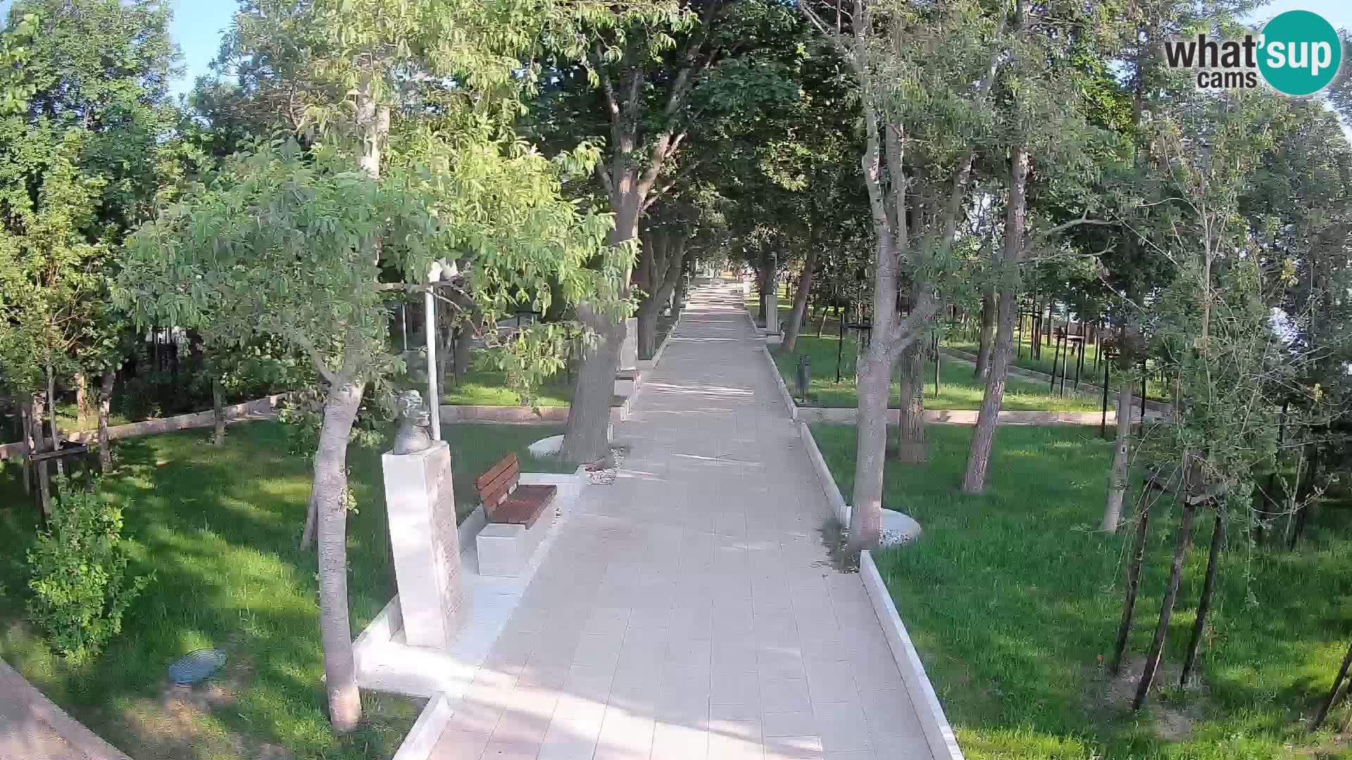 Writers’ Park Webcam Senj – Live by the Sea