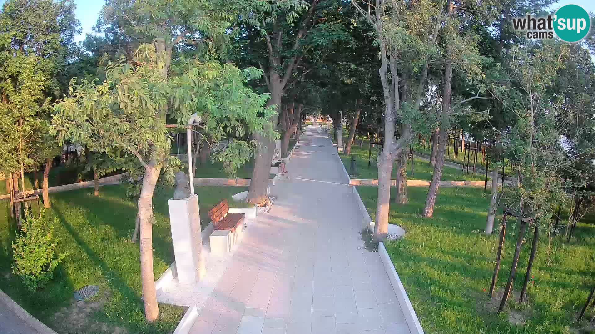 Writers’ Park Webcam Senj – Live by the Sea