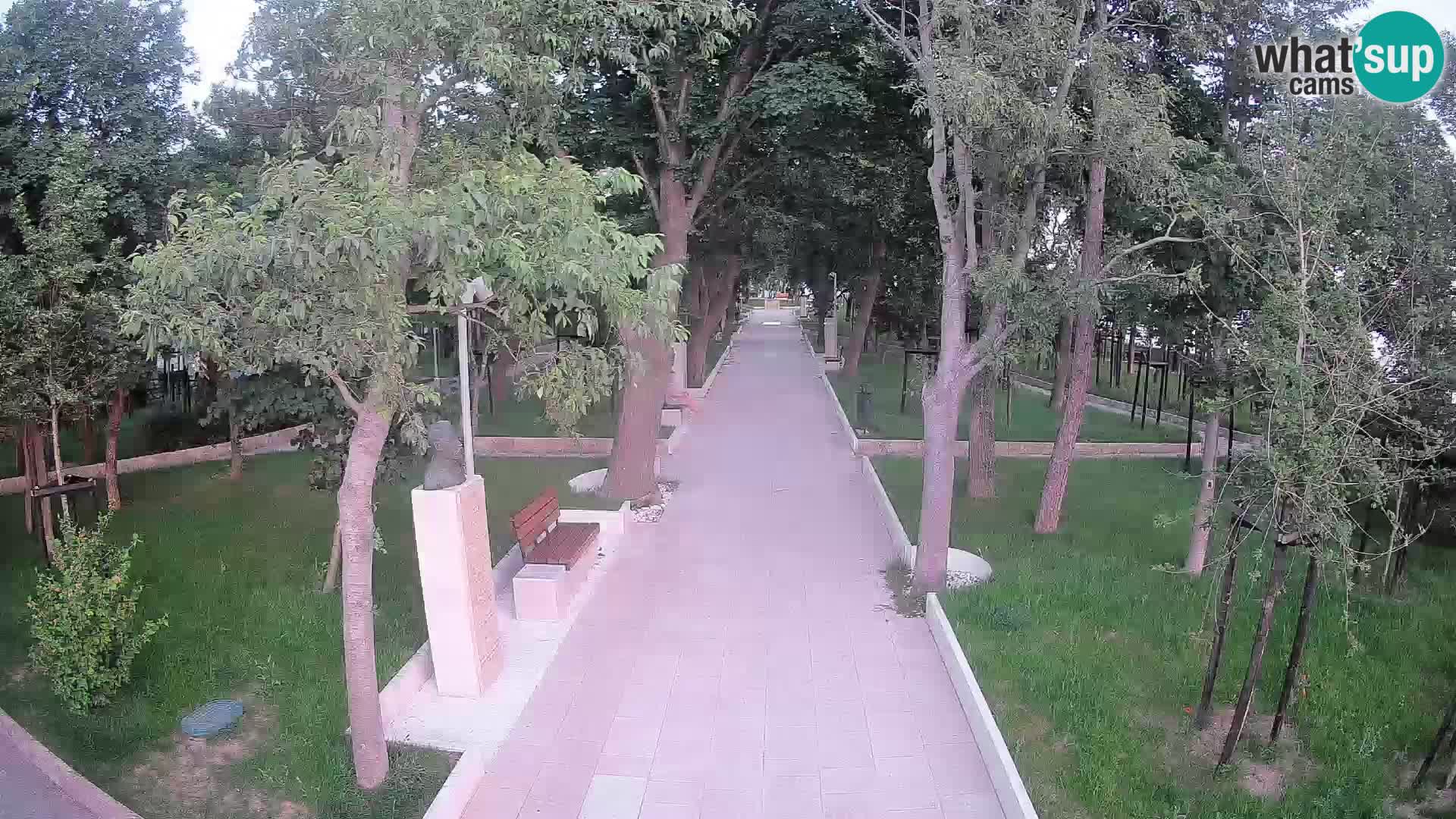 Writers’ Park Webcam Senj – Live by the Sea
