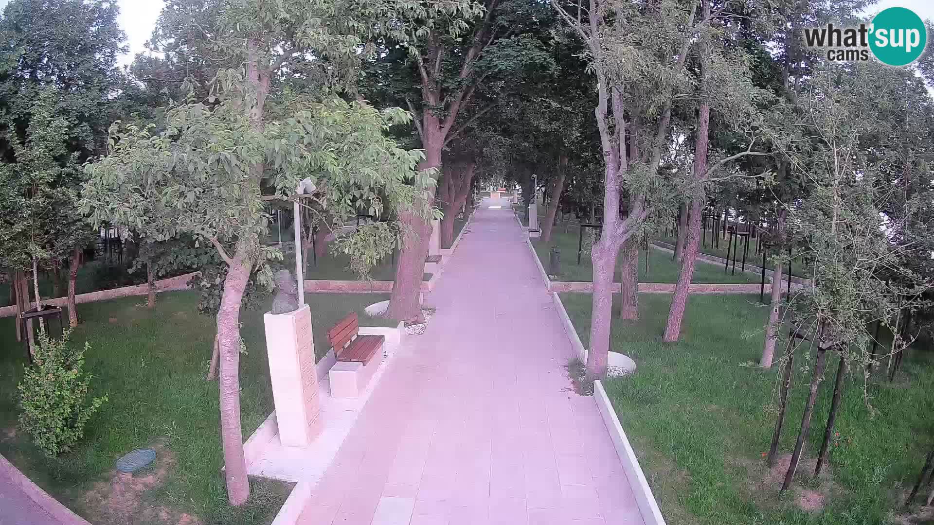 Writers’ Park Webcam Senj – Live by the Sea