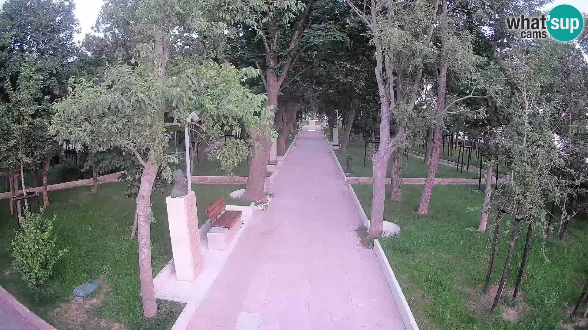 Webcam Schriftstellerpark Senj – Live am Meer