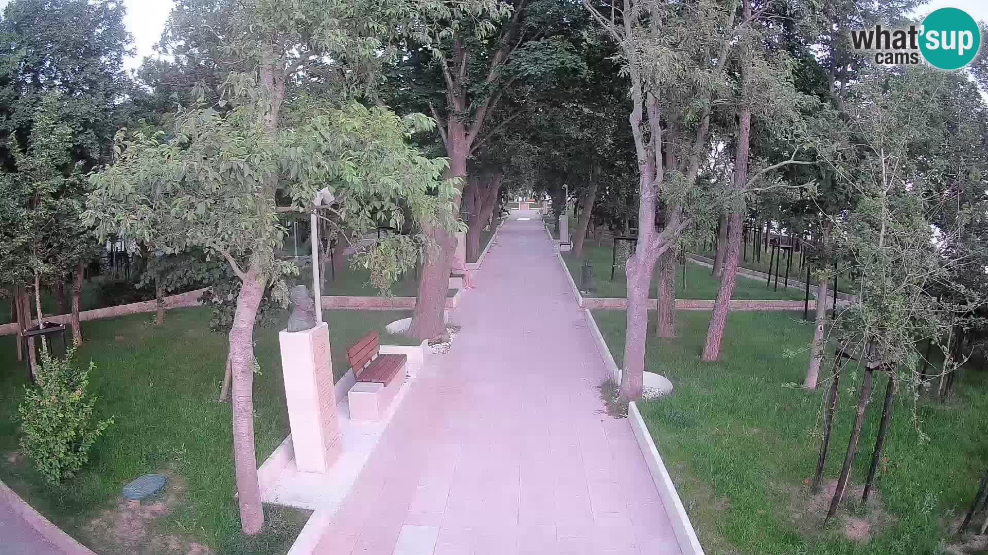 Writers’ Park Webcam Senj – Live by the Sea