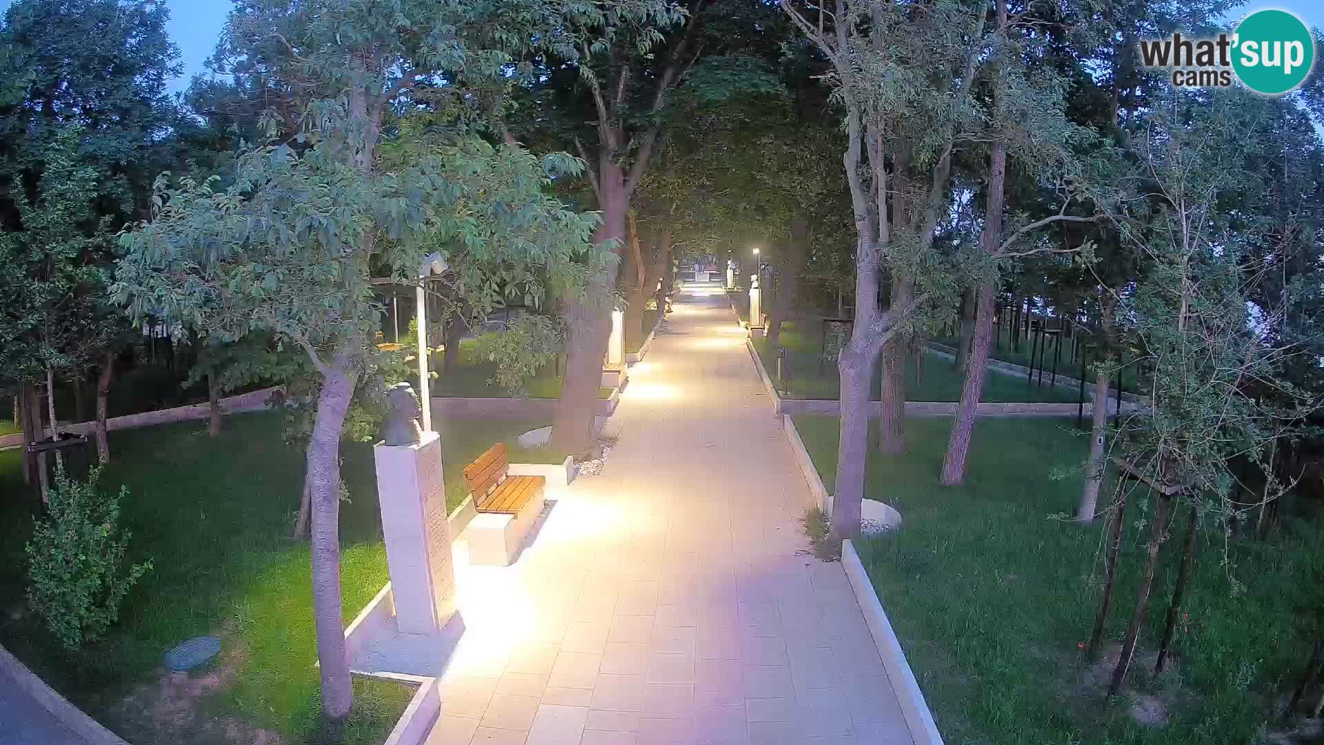 Writers’ Park Webcam Senj – Live by the Sea