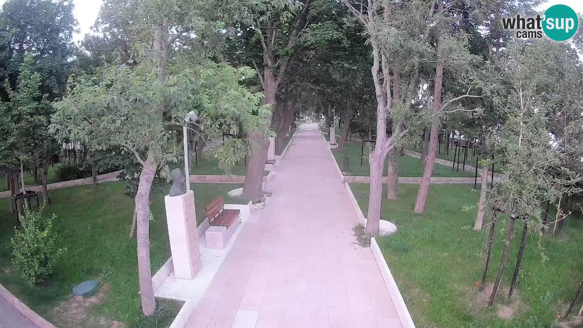 Writers’ Park Webcam Senj – Live by the Sea
