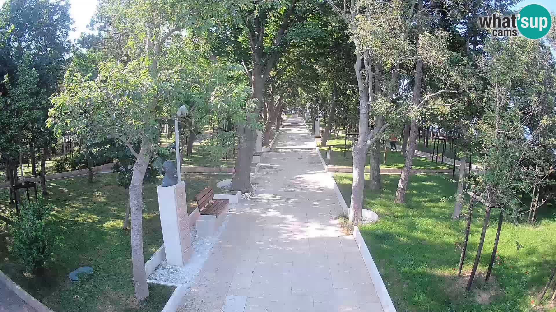 Writers’ Park Webcam Senj – Live by the Sea