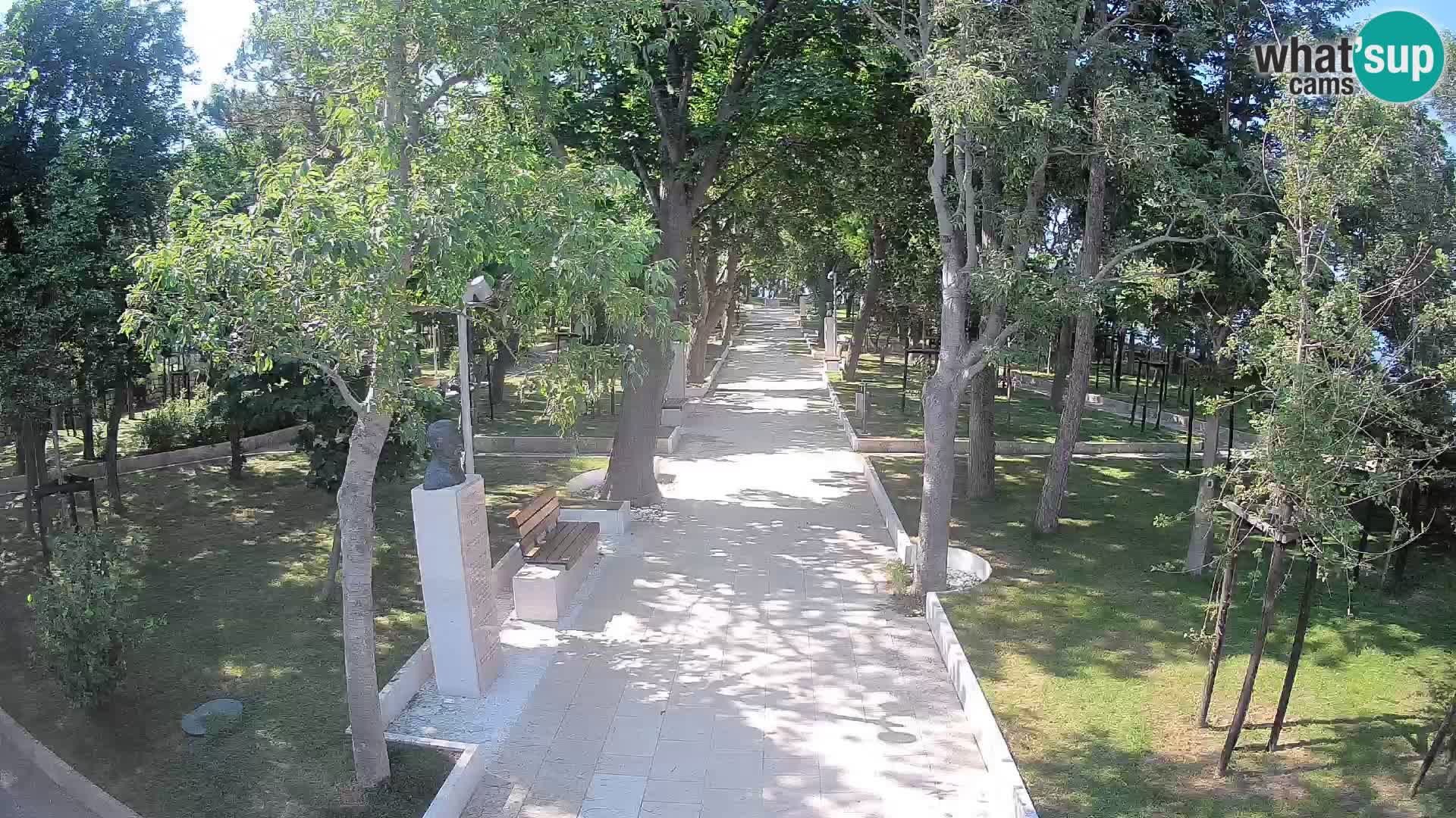 Writers’ Park Webcam Senj – Live by the Sea