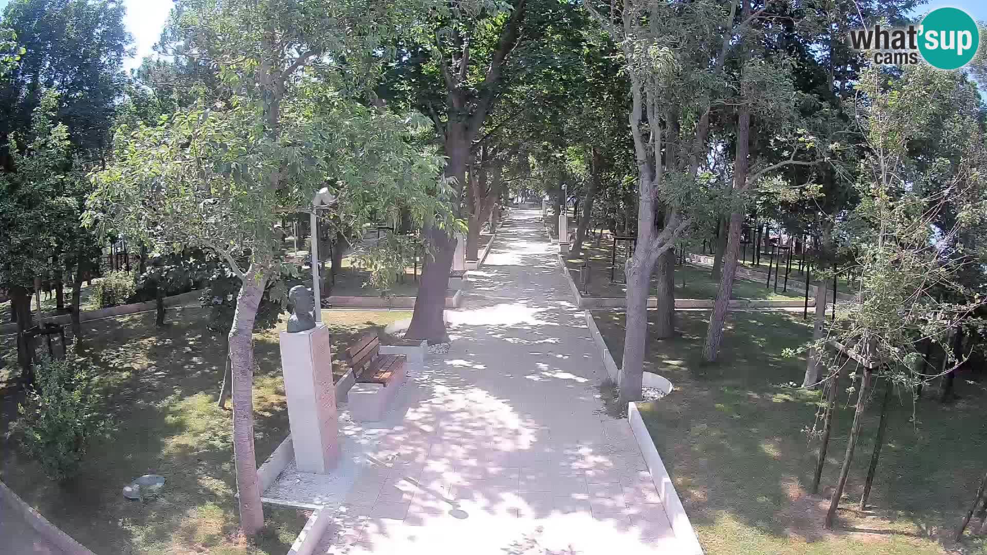 Writers’ Park Webcam Senj – Live by the Sea