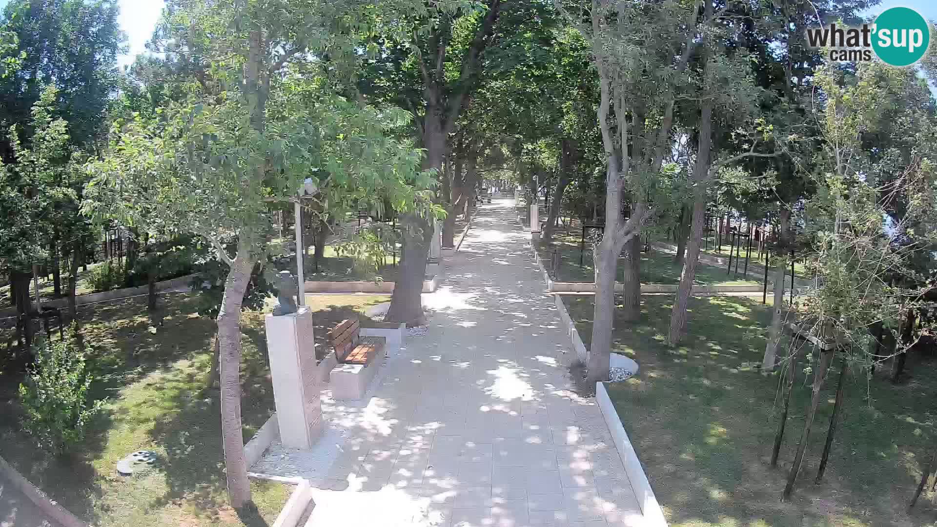 Writers’ Park Webcam Senj – Live by the Sea