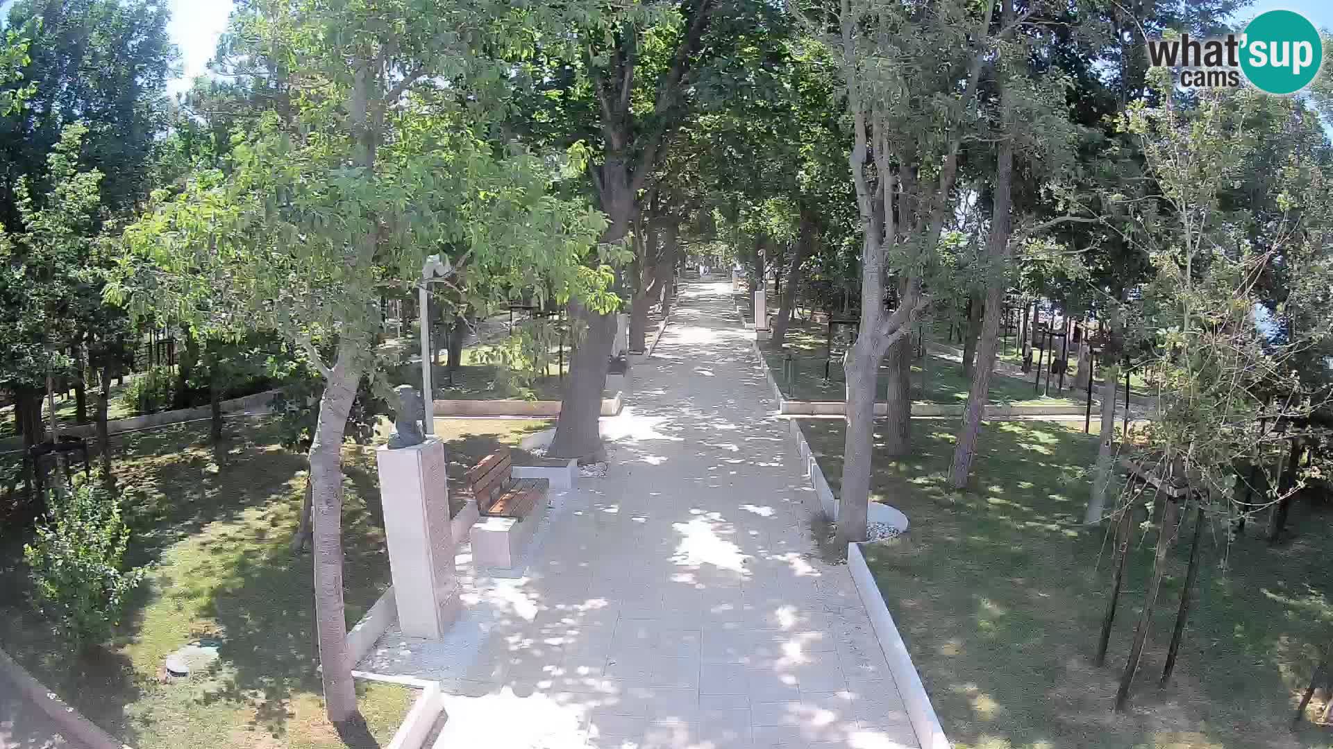 Writers’ Park Webcam Senj – Live by the Sea